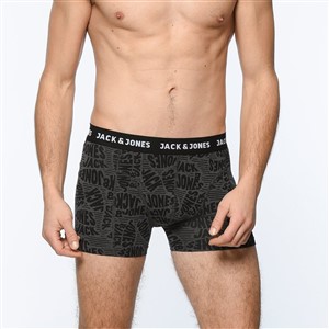 Jack Jones Erkek Boxer 12137331 Black