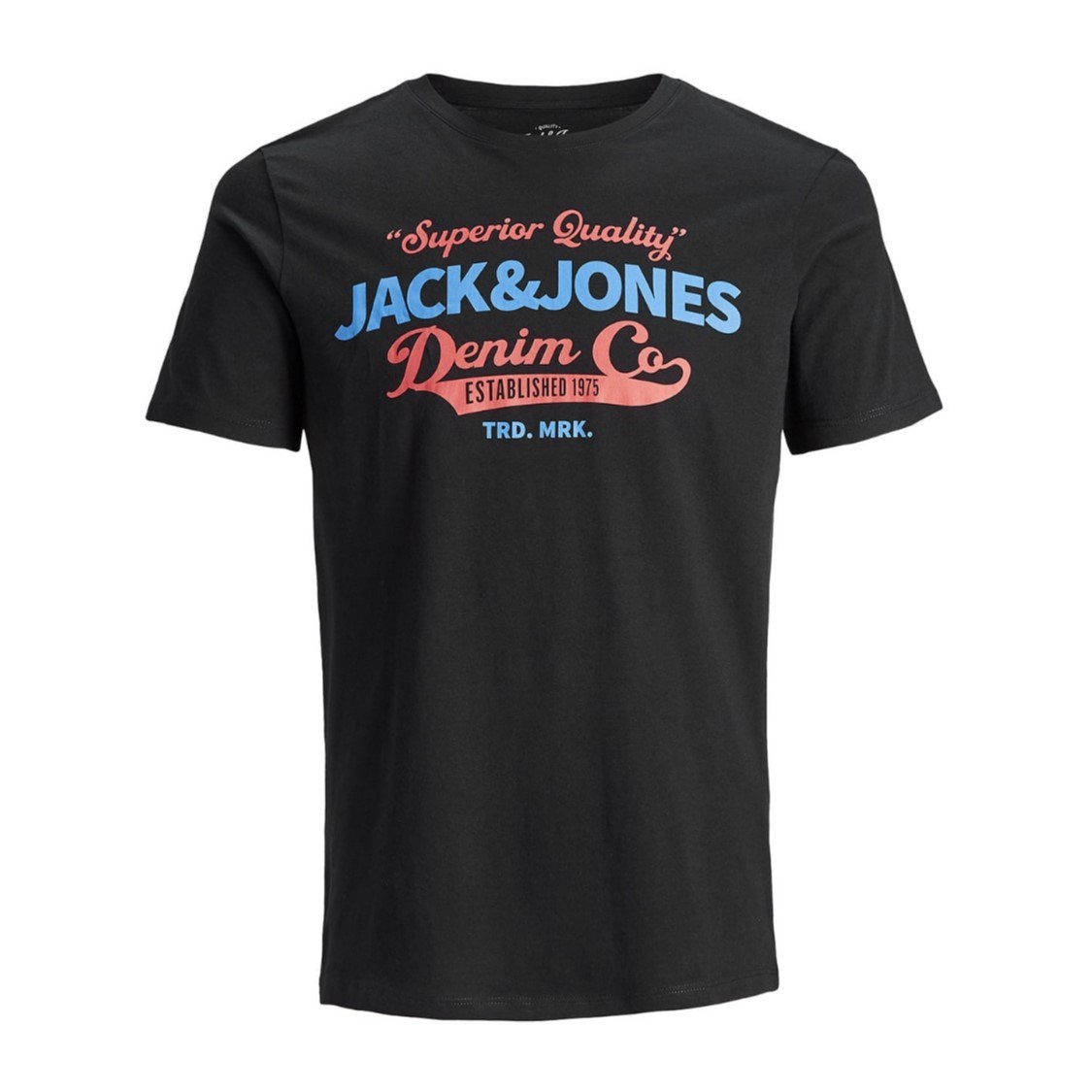 Jack Jones Erkek T-Shirt 12147765 Black
