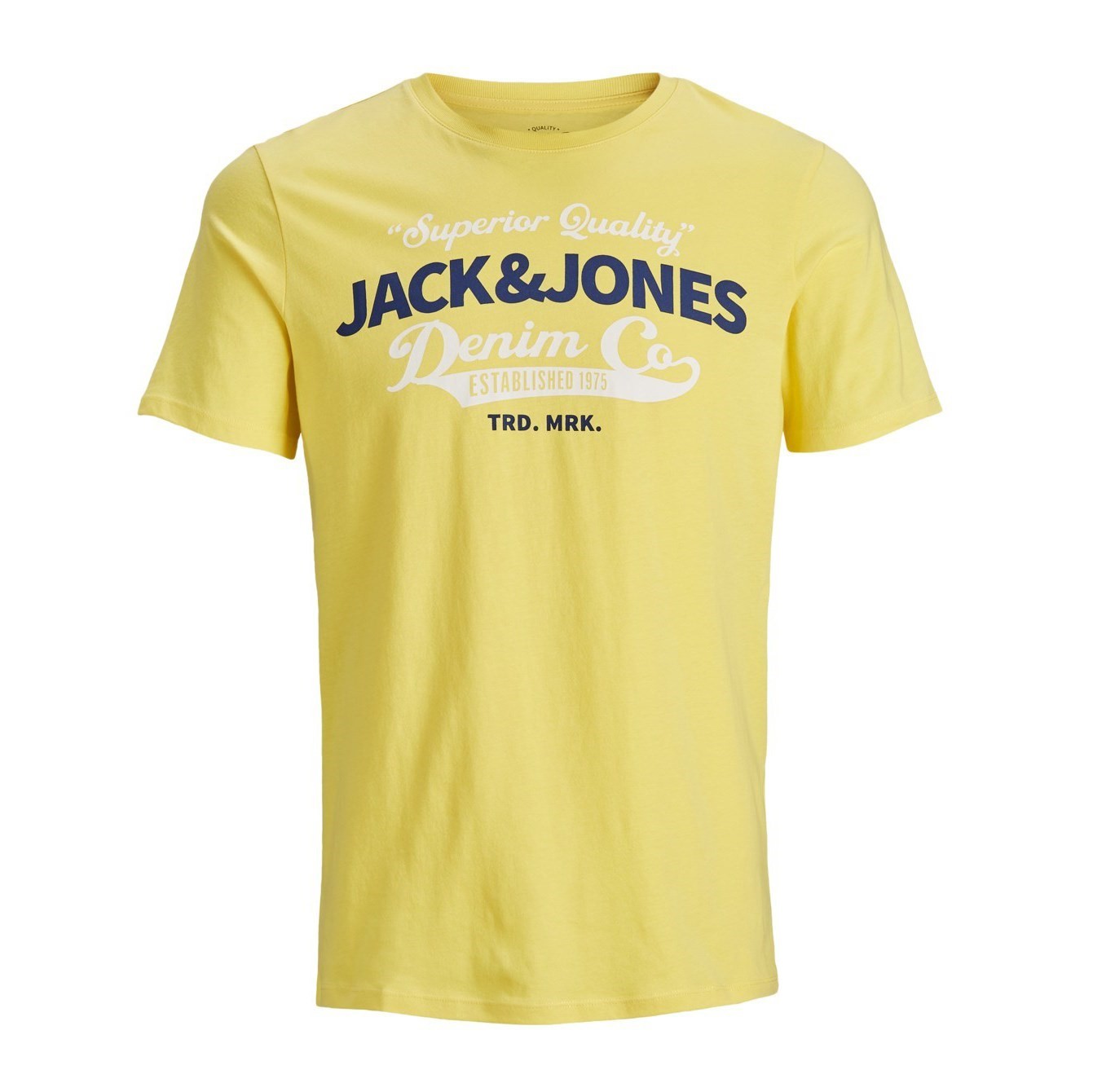 Jack Jones Erkek T-Shirt 12147765 Goldfinch