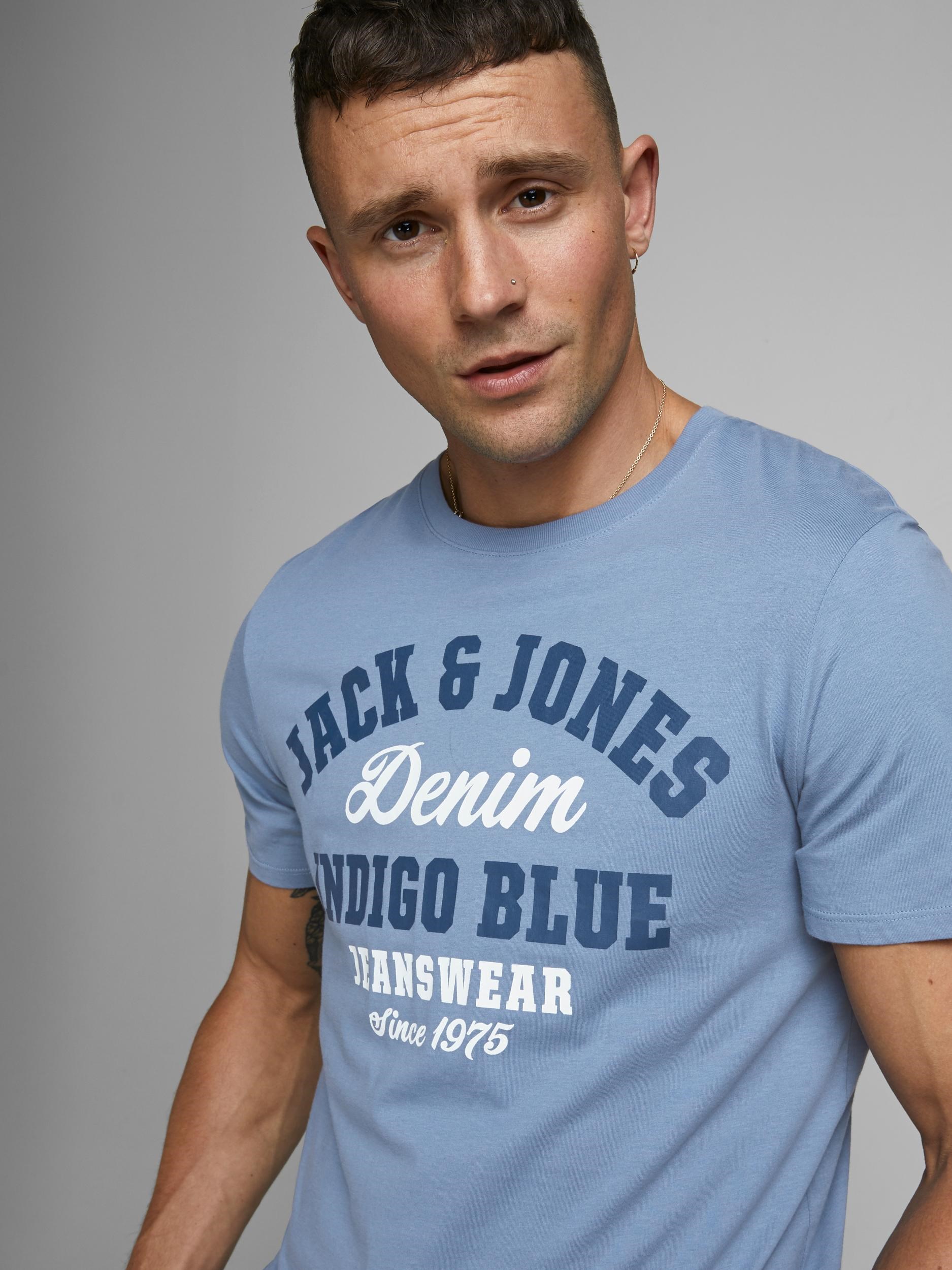 Jack Jones Erkek T-Shirt 12147765 Infinity
