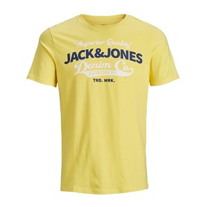 Jack Jones Erkek T-Shirt 12147765 Goldfinch