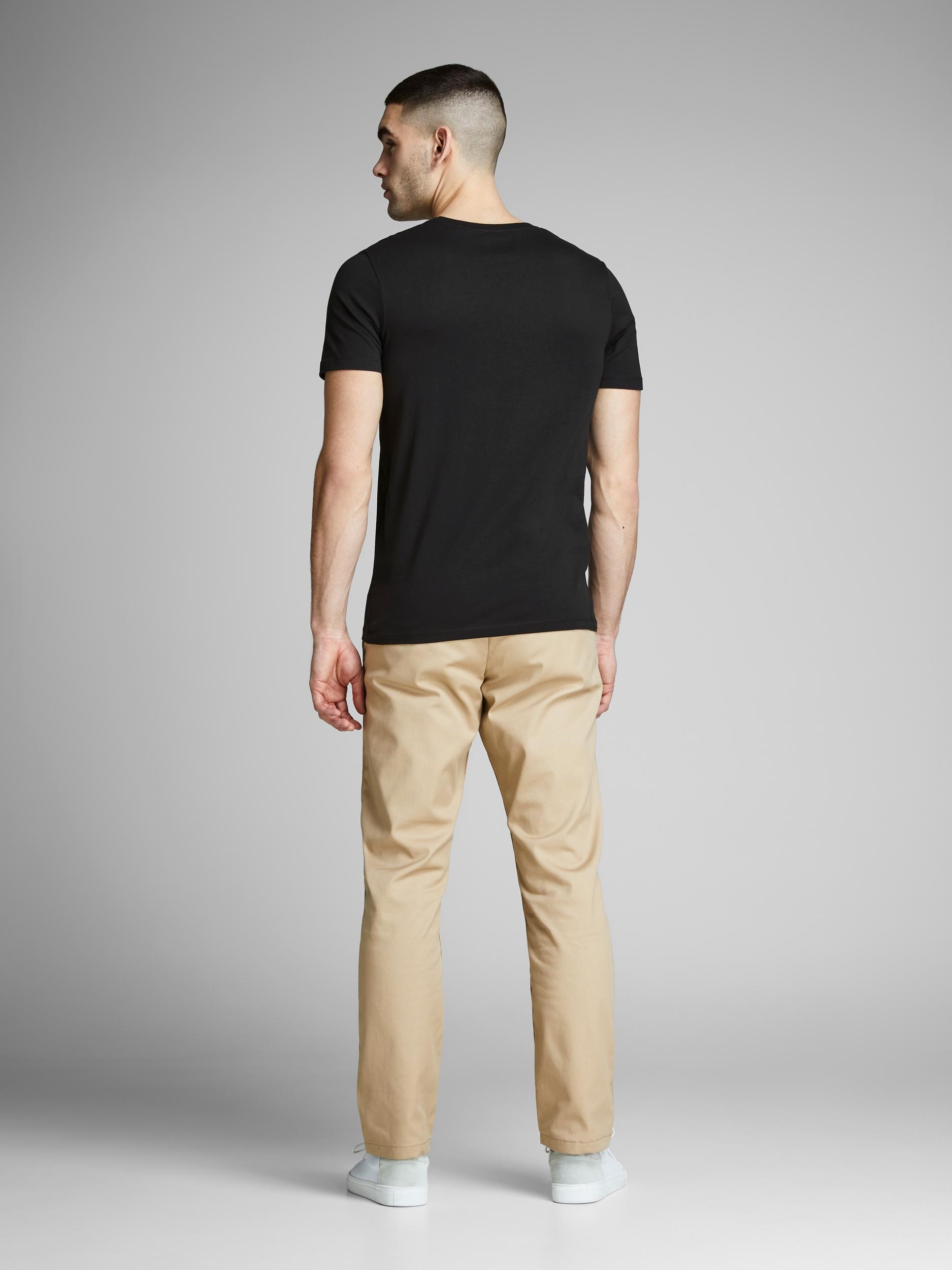 Jack Jones Erkek T-Shirt 12147844 Black