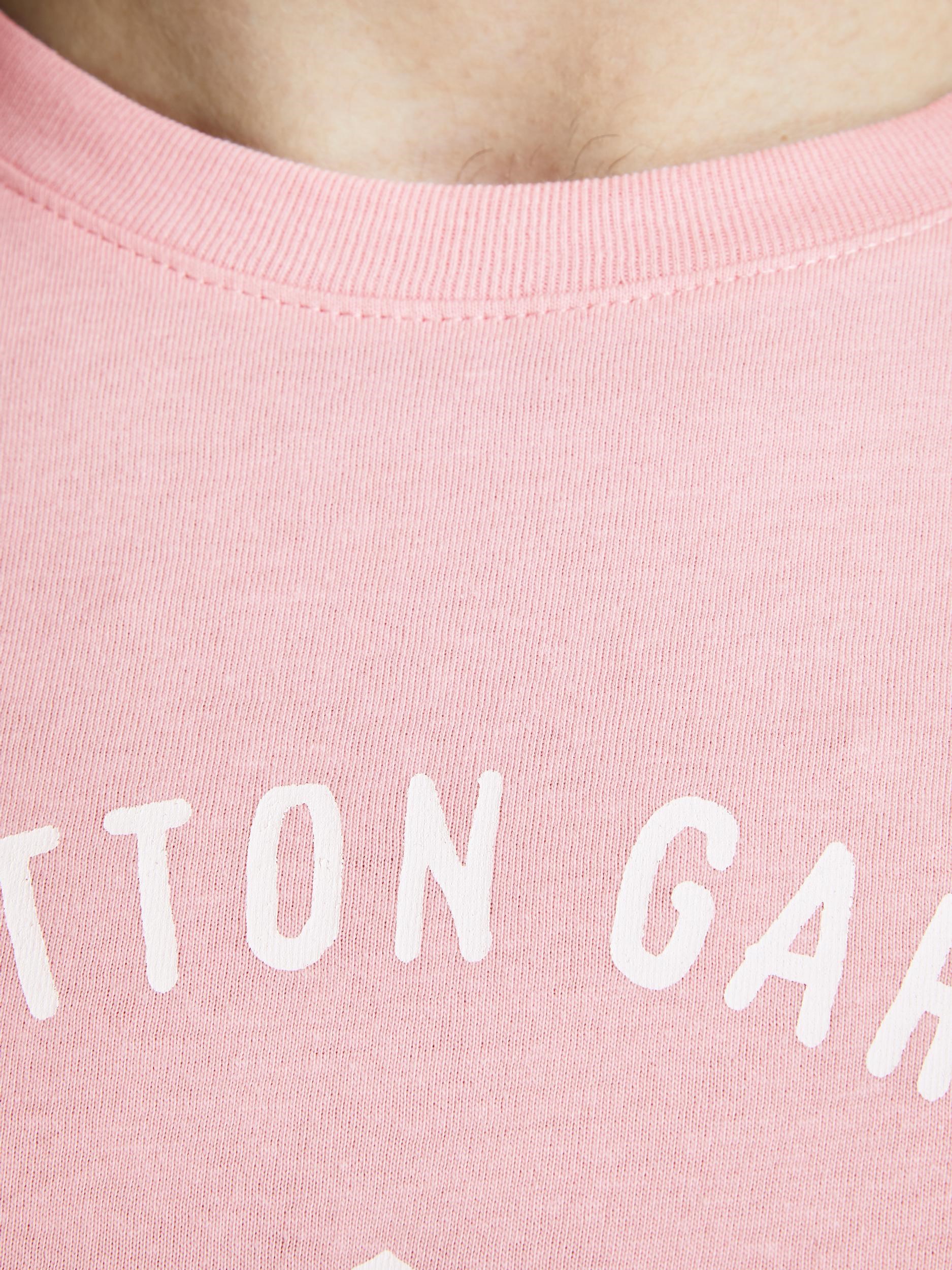 Jack Jones Erkek T-Shirt 12147844 Coral Blush