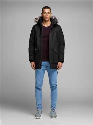 Jack Jones Erkek Mont 12157936 Black