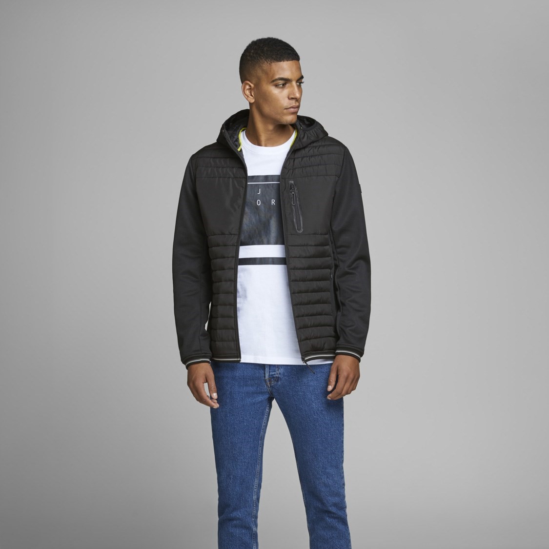 Jack Jones Erkek Mont 12160365 Black
