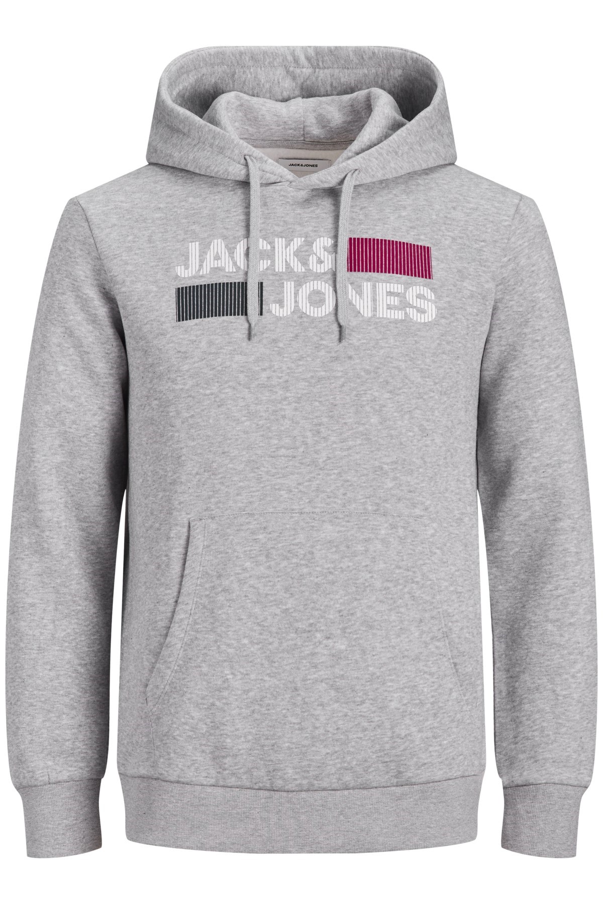 Jack Jones Erkek S-Shirt 12163777 Light Grey Melange