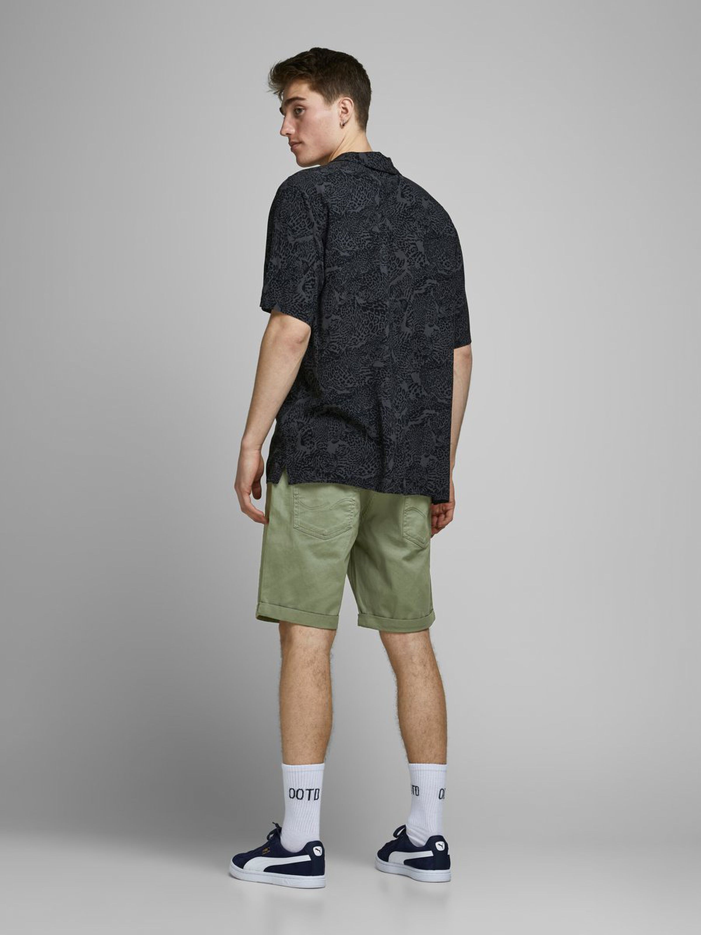 Jack Jones Erkek Şort 12165892 Dusty Olive