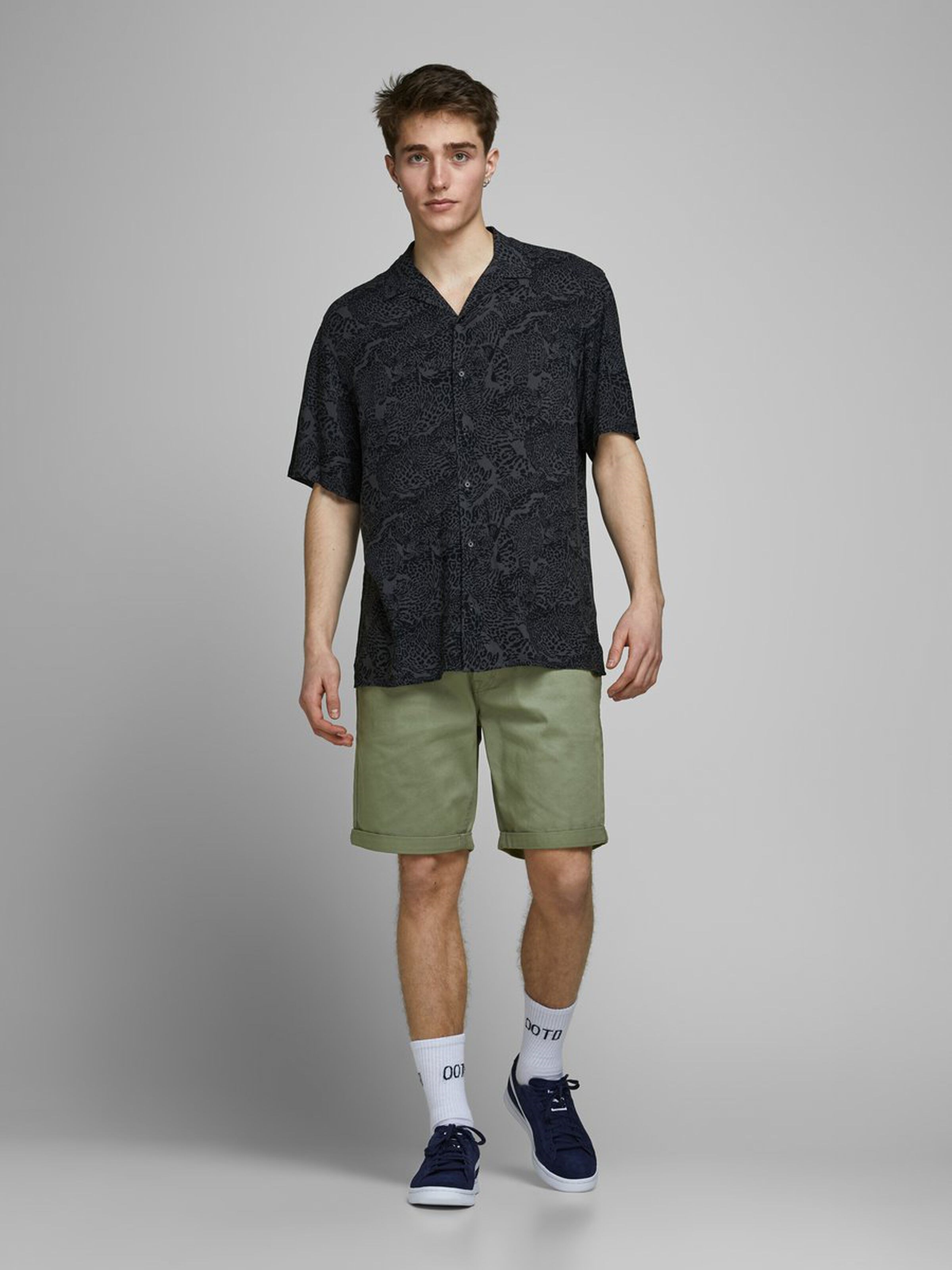 Jack Jones Erkek Şort 12165892 Dusty Olive