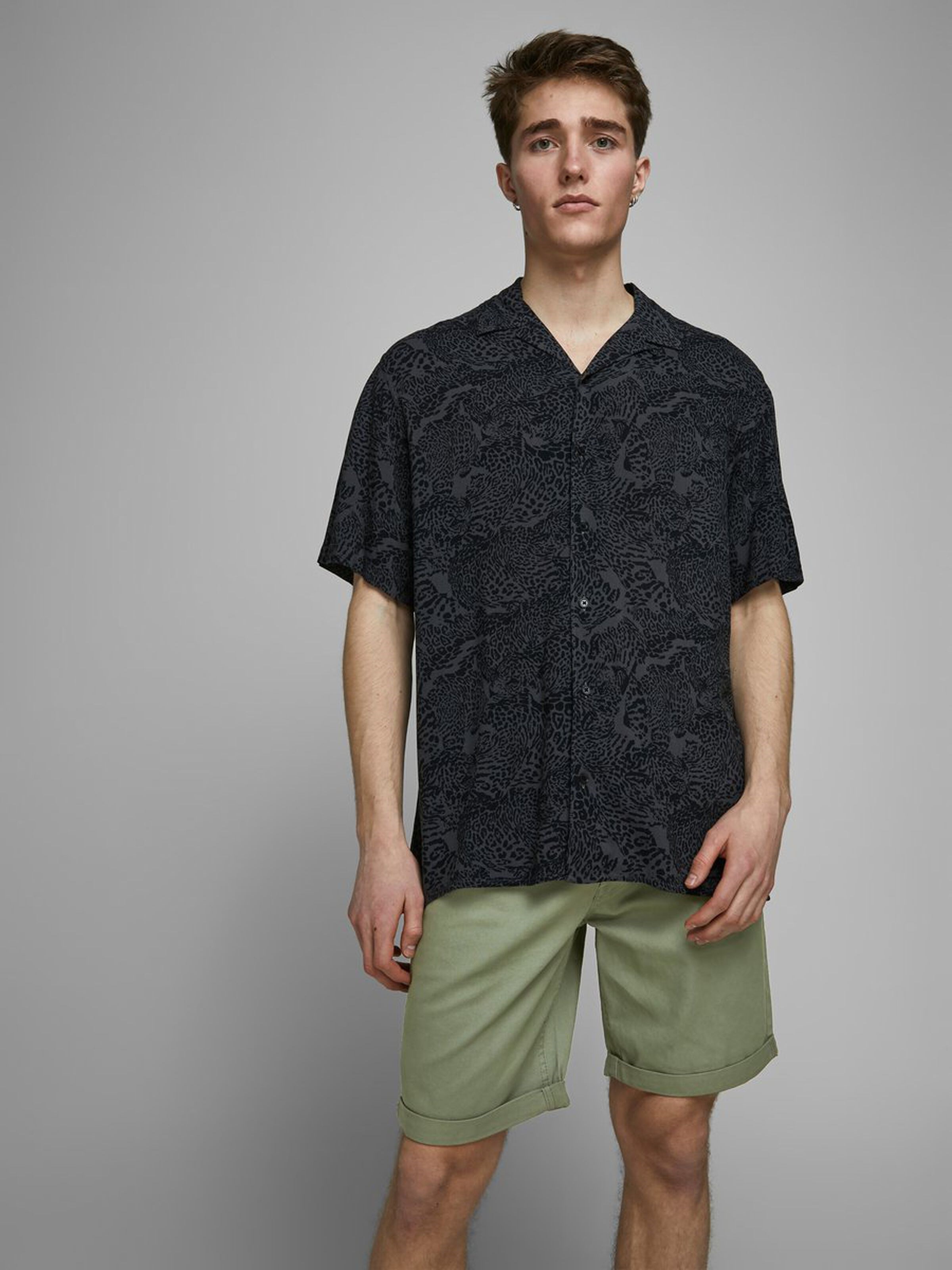 Jack Jones Erkek Şort 12165892 Dusty Olive