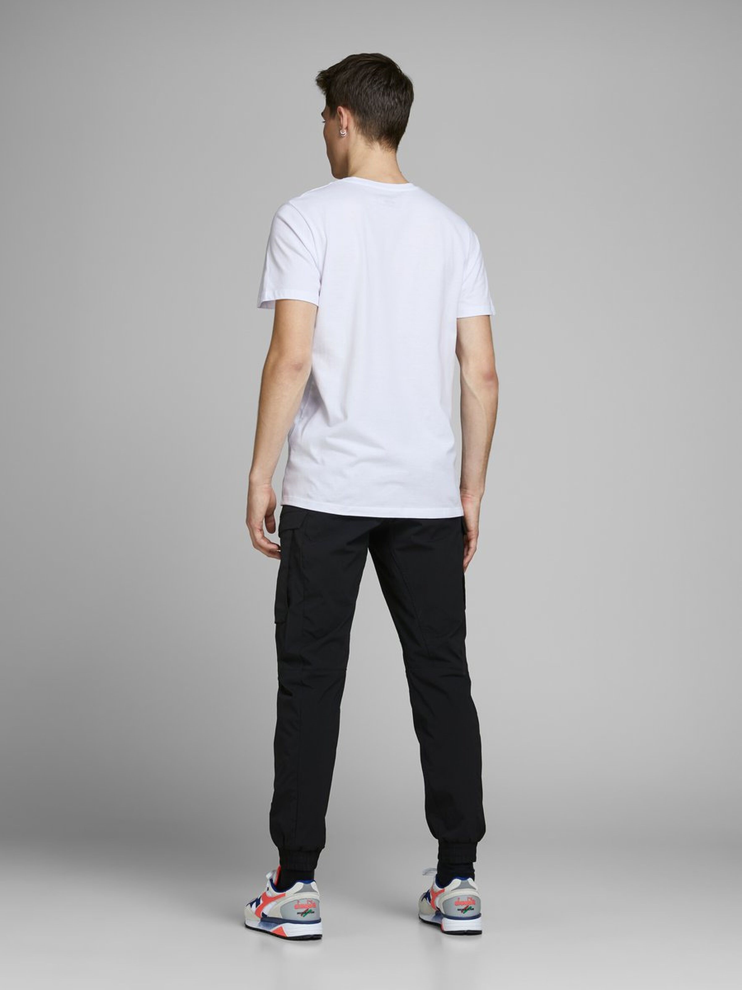 Jack Jones Erkek T-Shirt 12167185 White