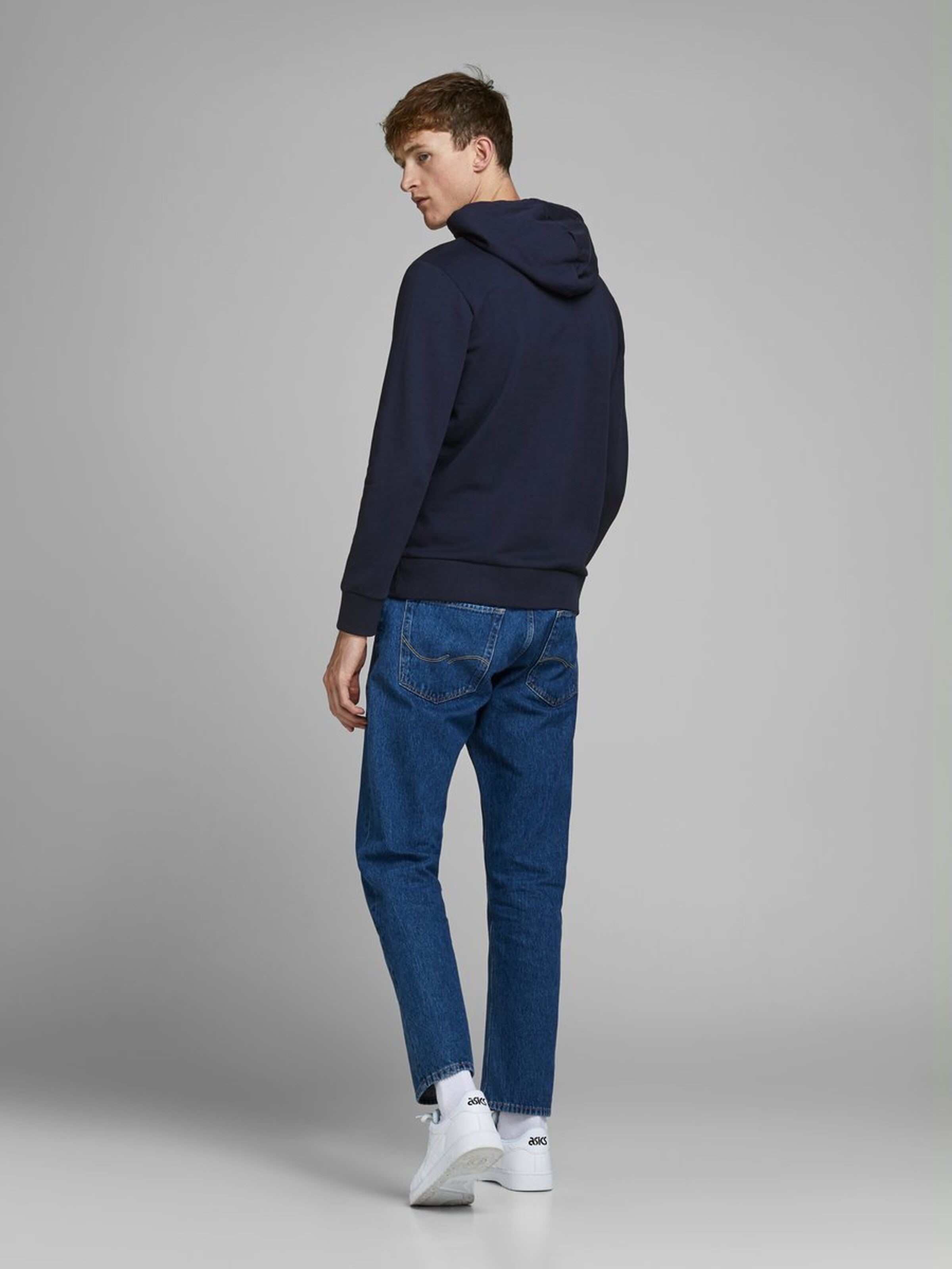 Jack Jones Erkek S-Shirt 12167972 Navy Blazer