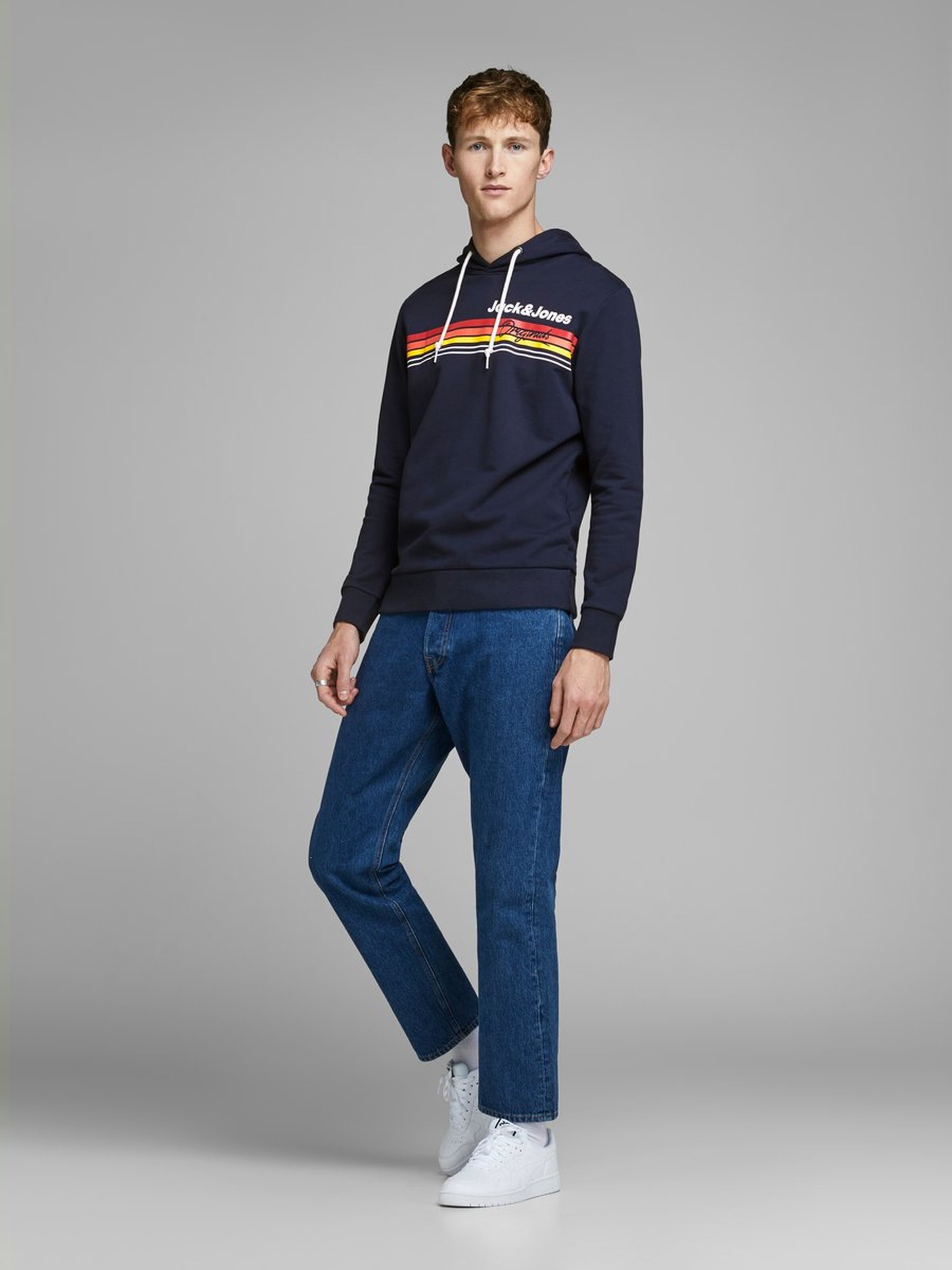 Jack Jones Erkek S-Shirt 12167972 Navy Blazer