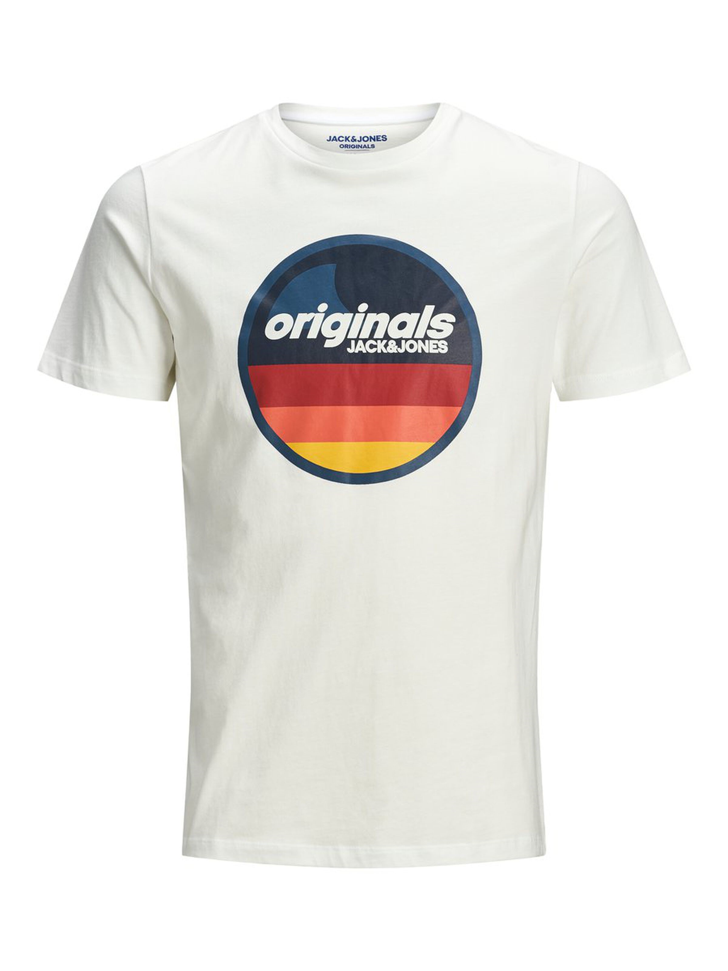 Jack Jones Erkek T-Shirt 12168083 Cloud Dancer