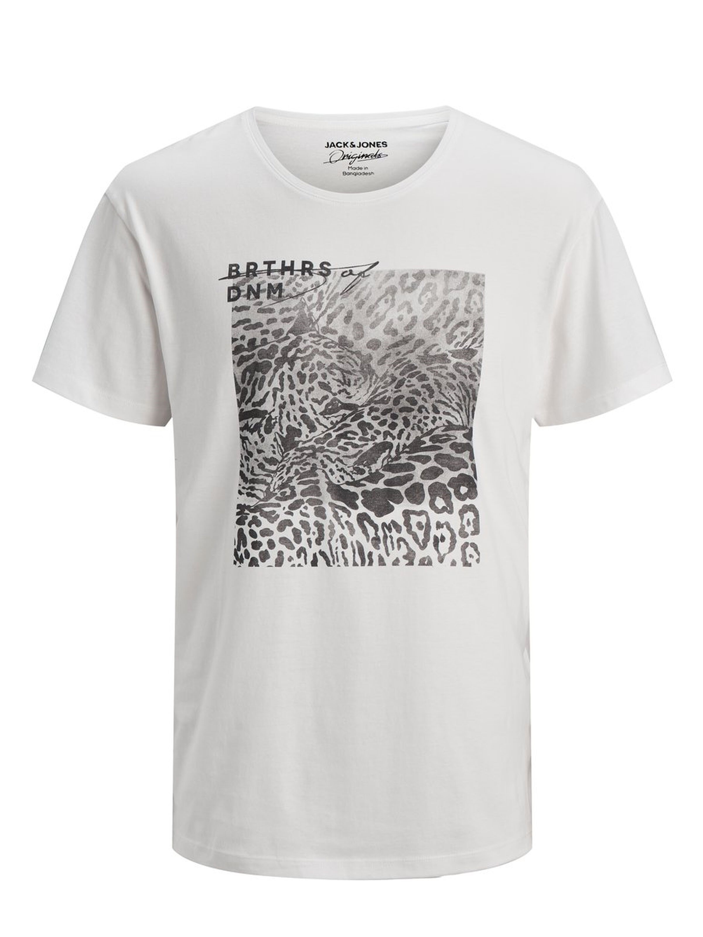Jack Jones Erkek T-Shirt 12168220 Cloud Dancer