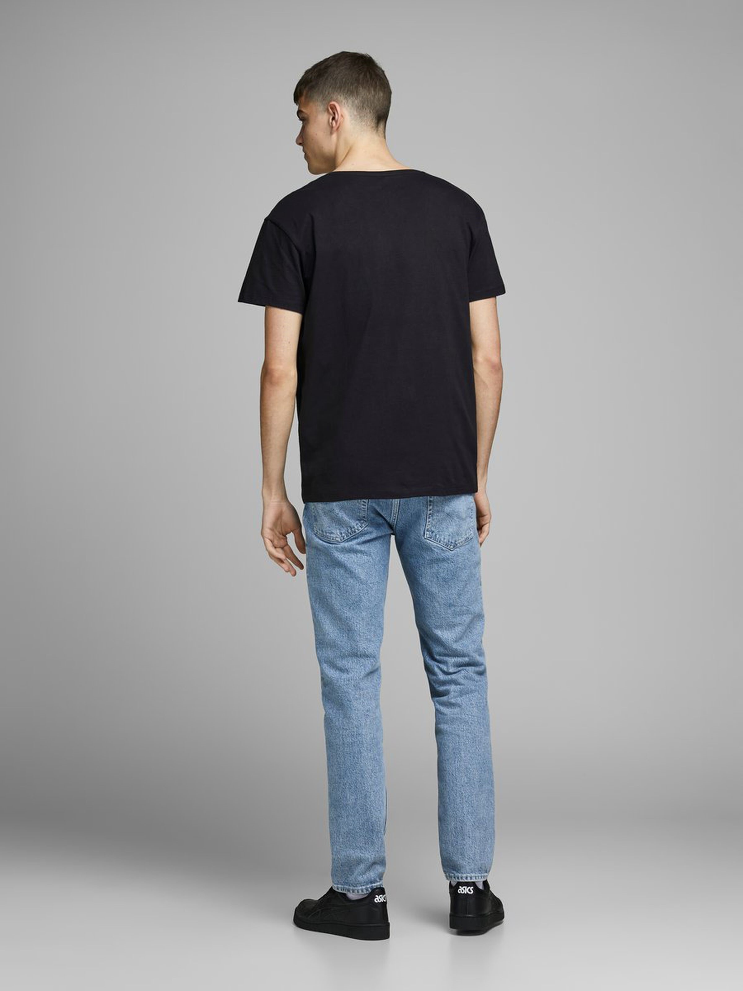 Jack Jones Erkek T-Shirt 12168220 Tap Shoe