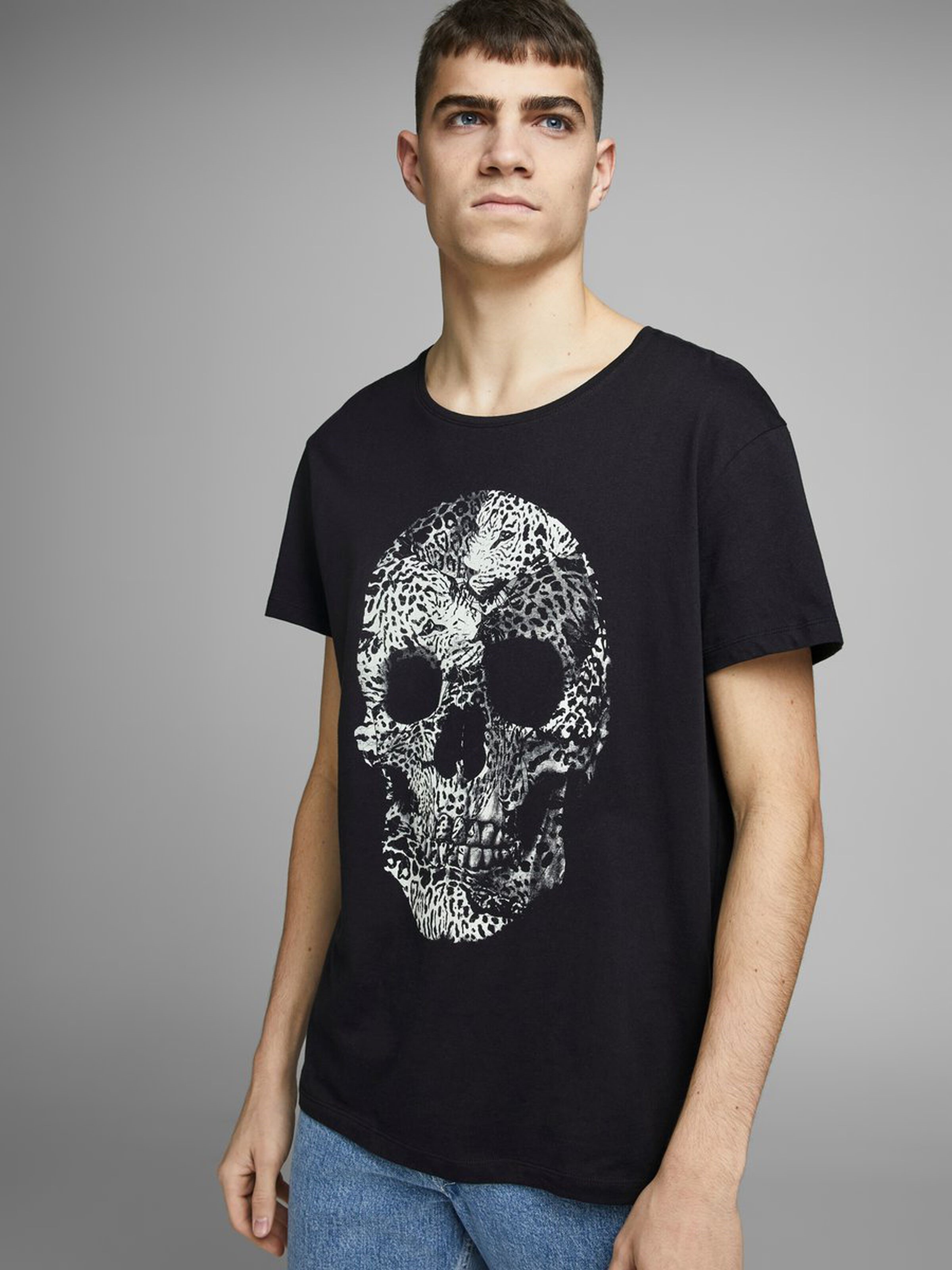 Jack Jones Erkek T-Shirt 12168220 Tap Shoe