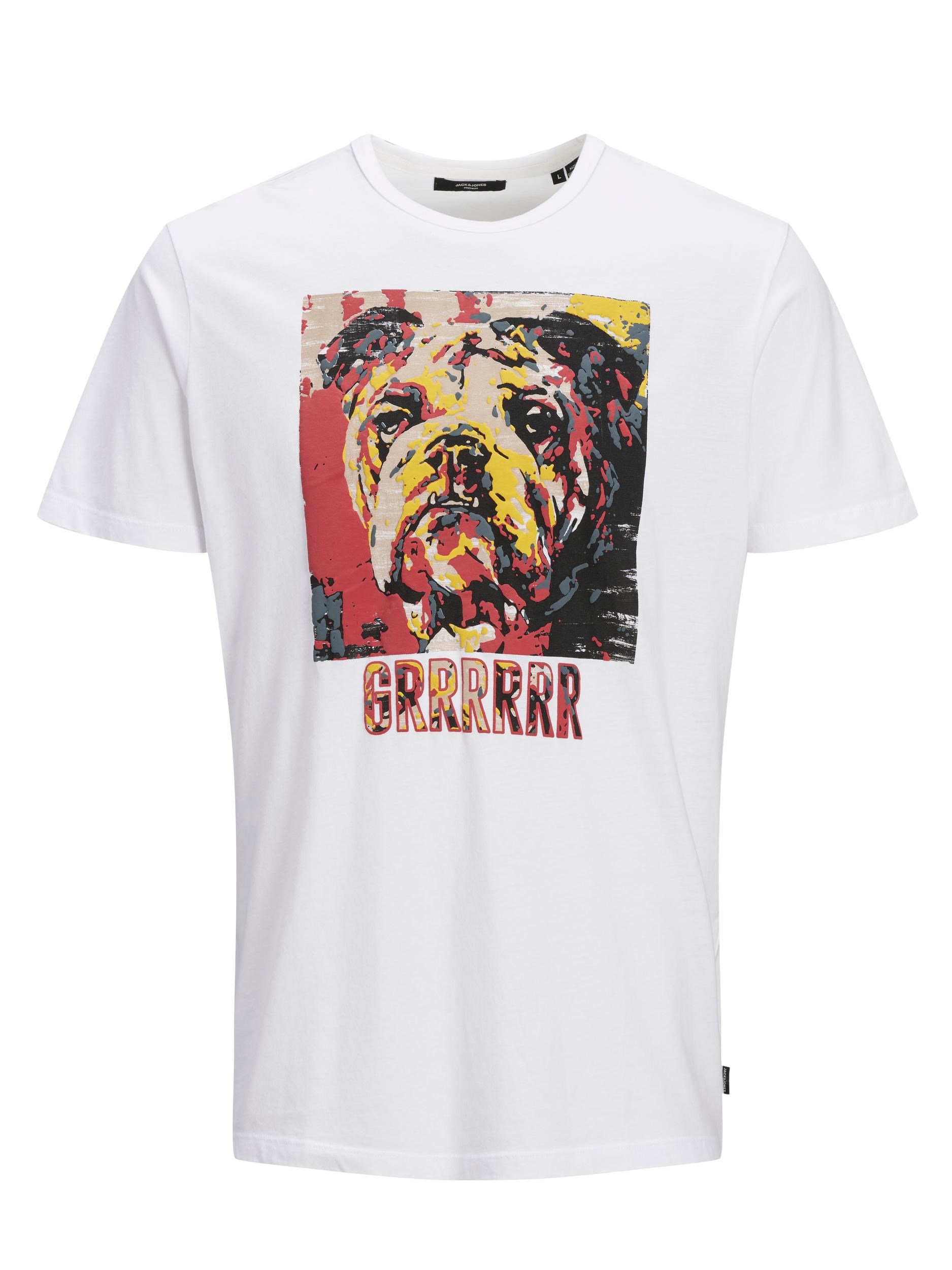 Jack Jones Erkek T-Shirt 12169114 White