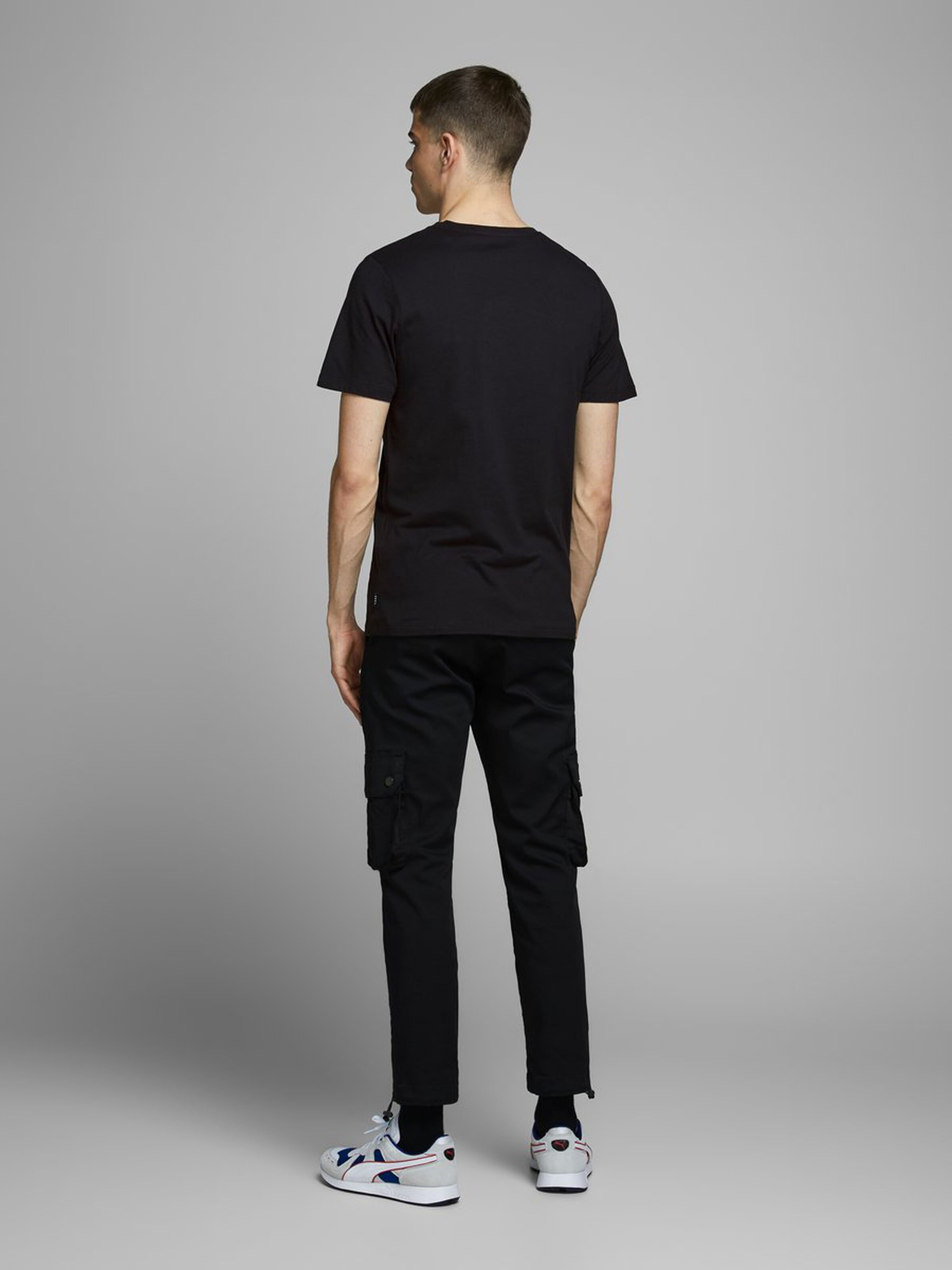 Jack Jones Erkek T-Shirt 12170180 Black