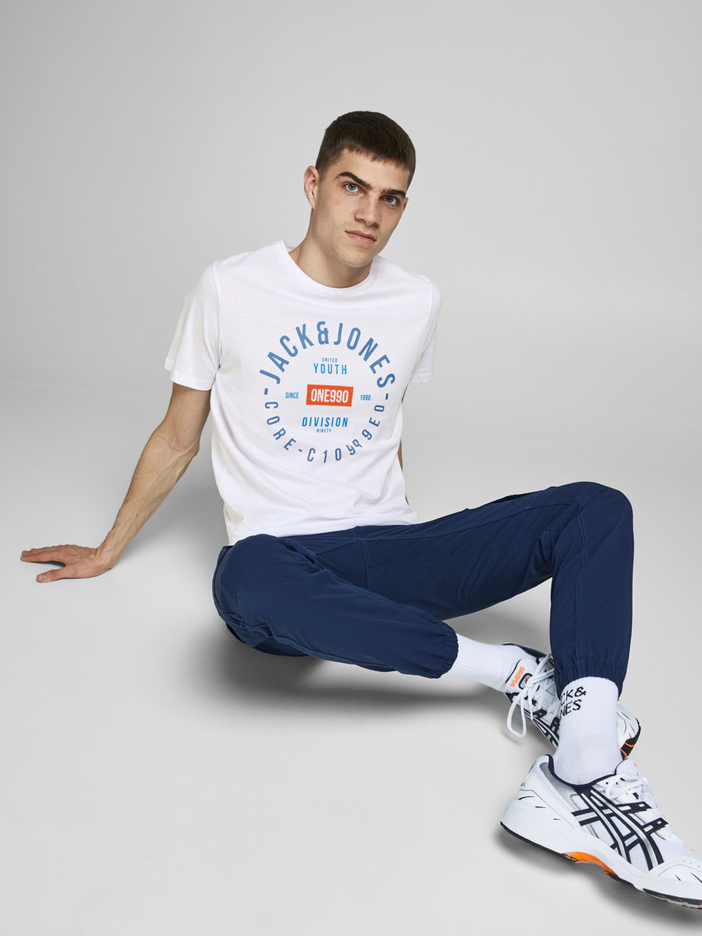 Jack Jones Erkek T-Shirt 12170180 White