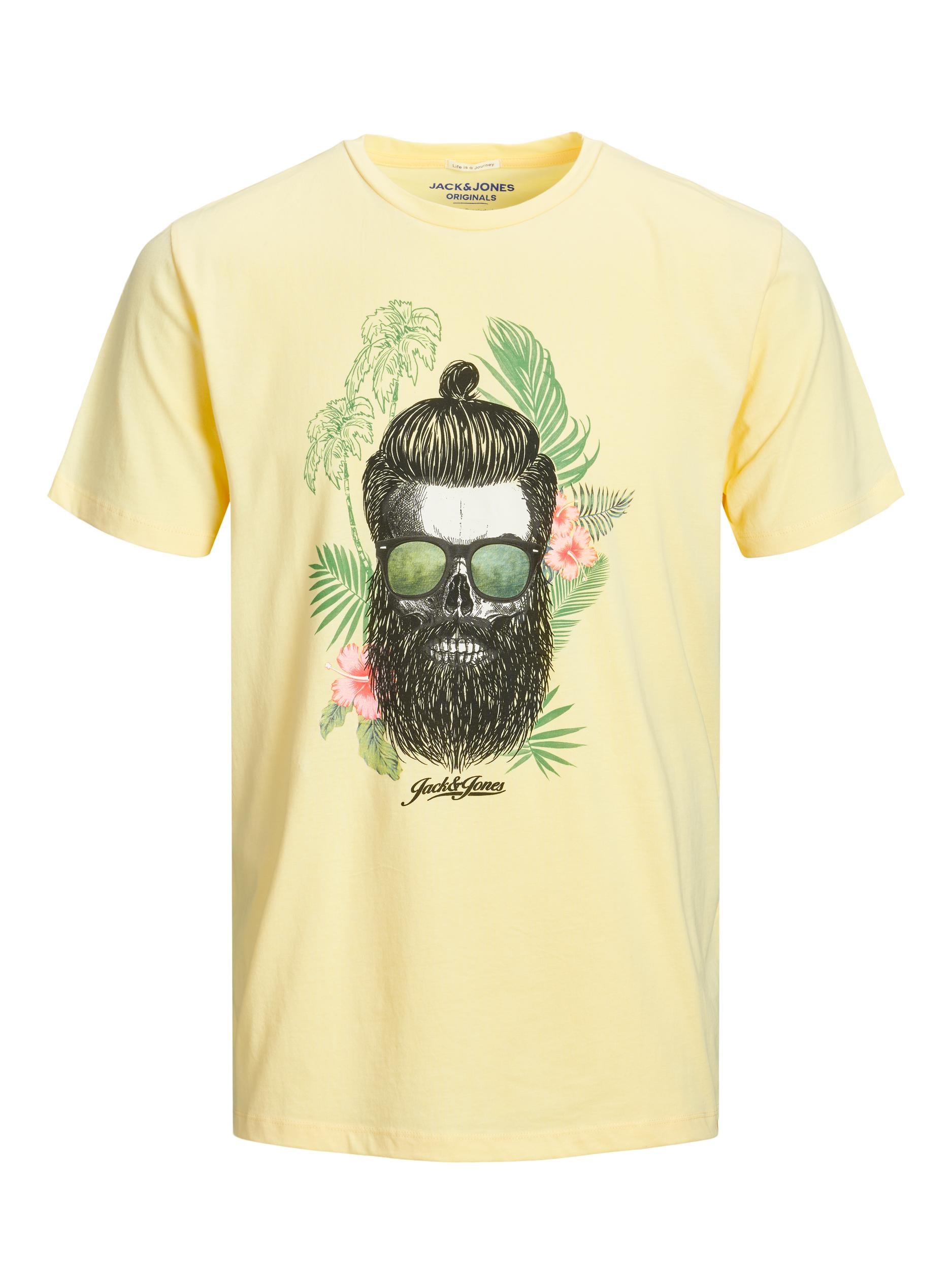 Jack Jones Erkek T-Shirt 12170564 Flan