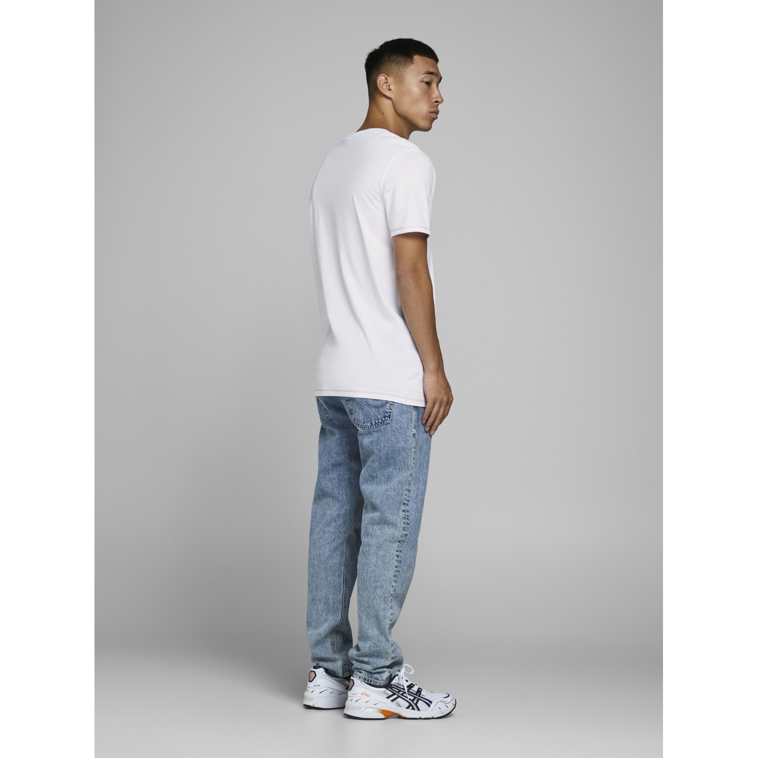 Jack Jones Erkek T-Shirt 12171360 White