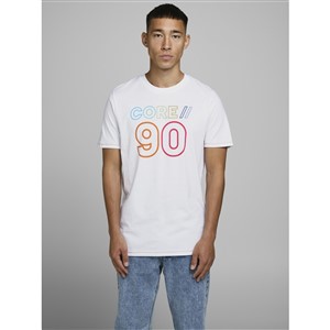 Jack Jones Erkek T-Shirt 12171360 White