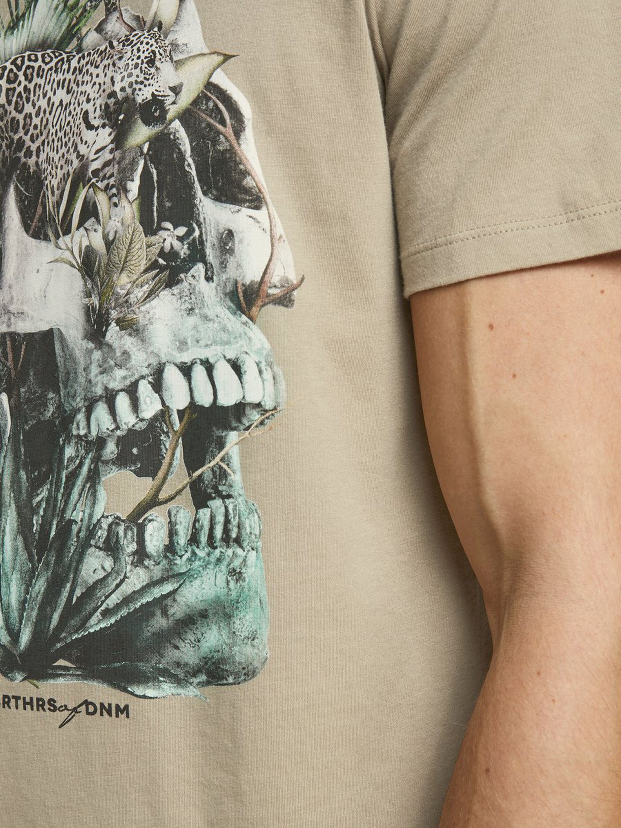 Jack Jones Erkek T-Shirt 12171634 Crockery