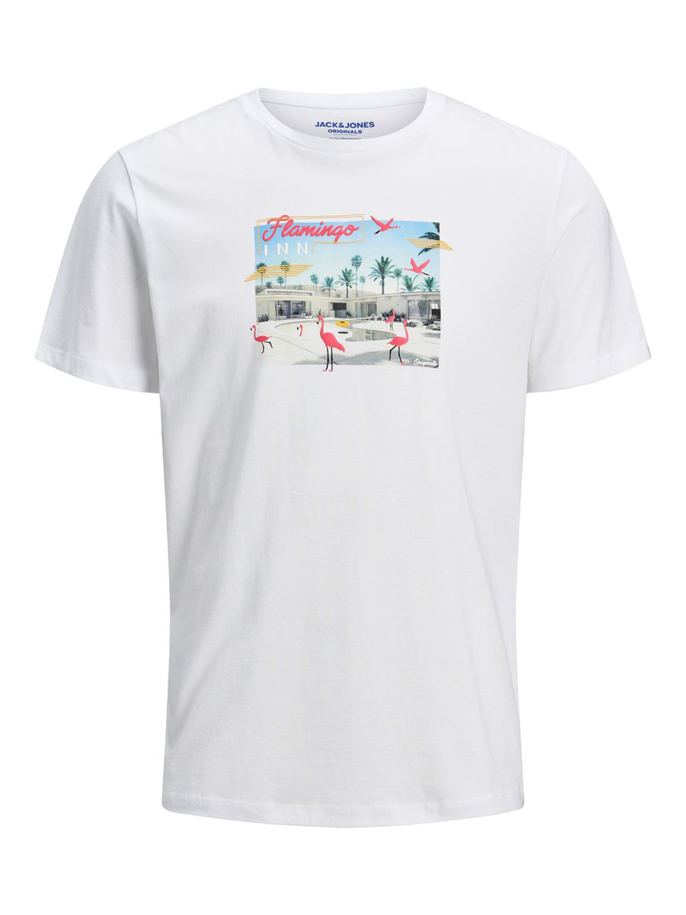 Jack Jones Erkek T-Shirt 12171737 White