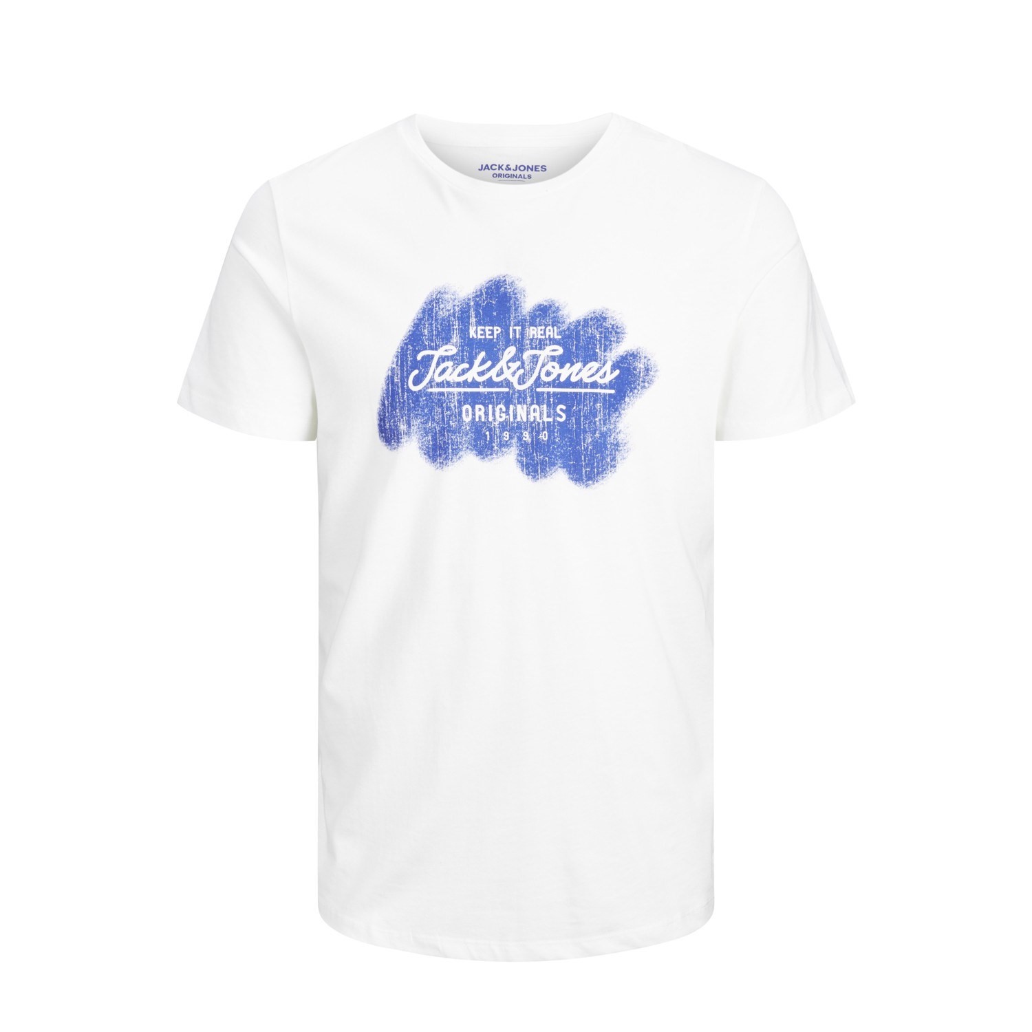 Jack Jones Erkek T-Shirt 12172049 Cloud Dancer