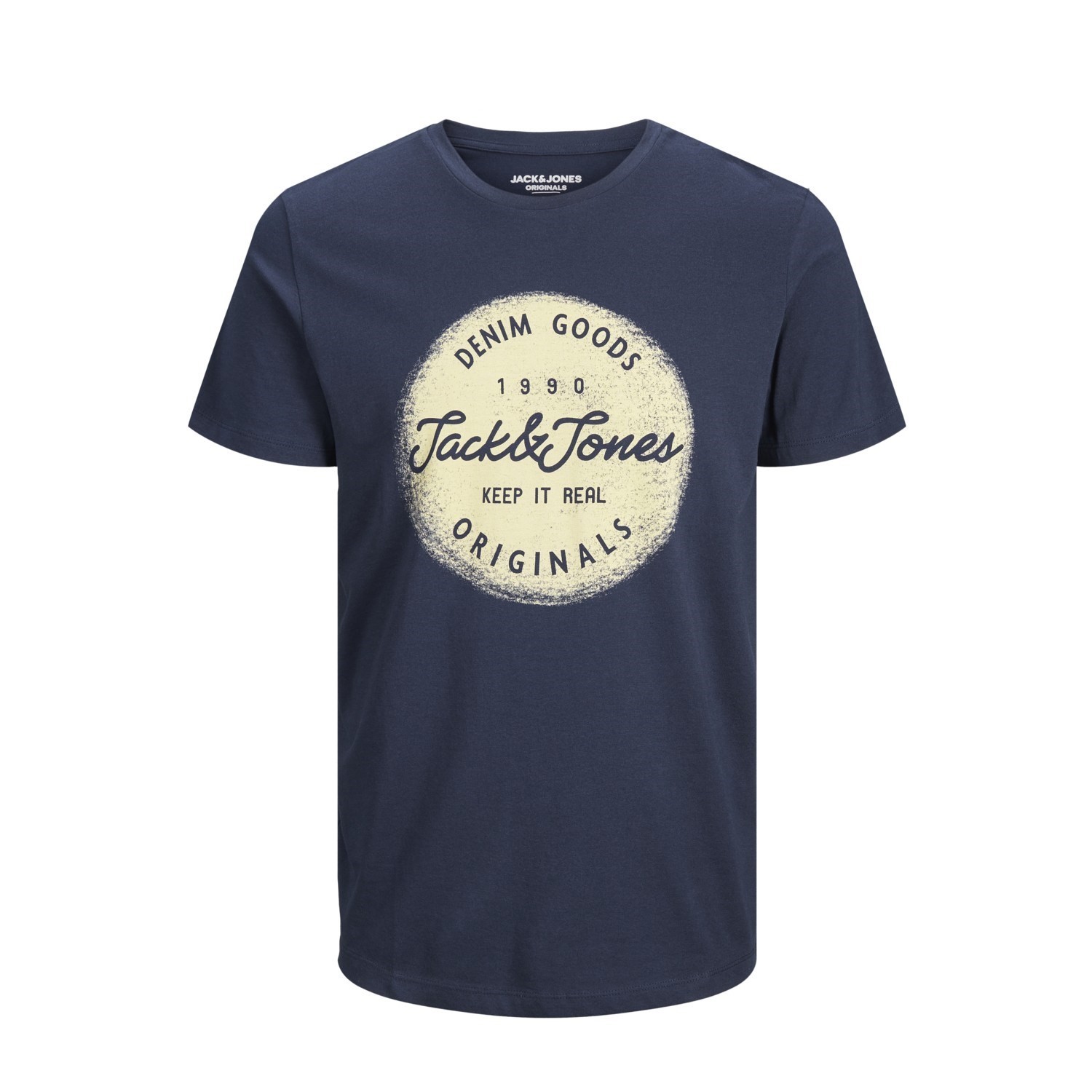 Jack Jones Erkek T-Shirt 12172049 Navy Blazer