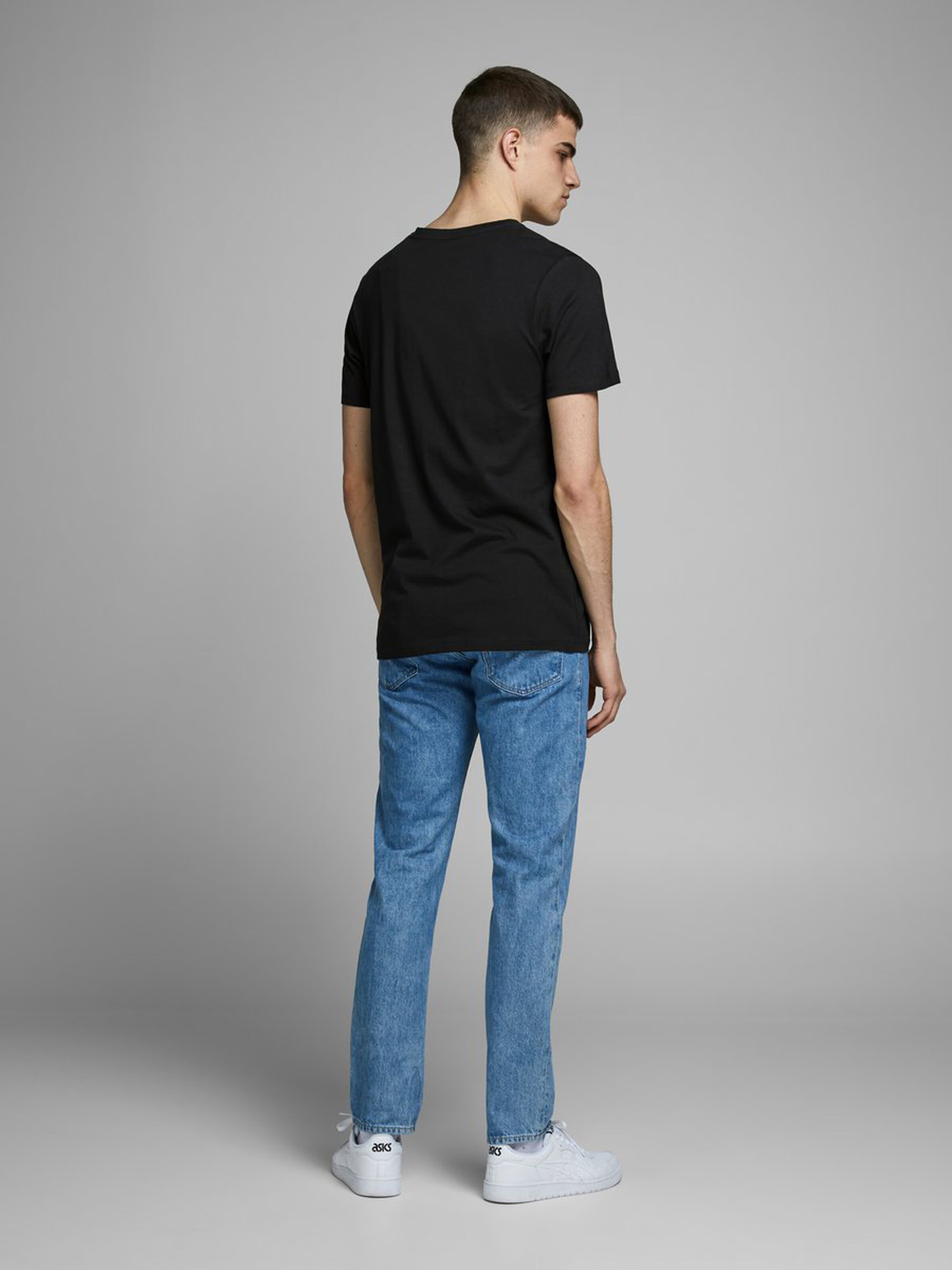 Jack Jones Erkek T-Shirt 12172214 Black