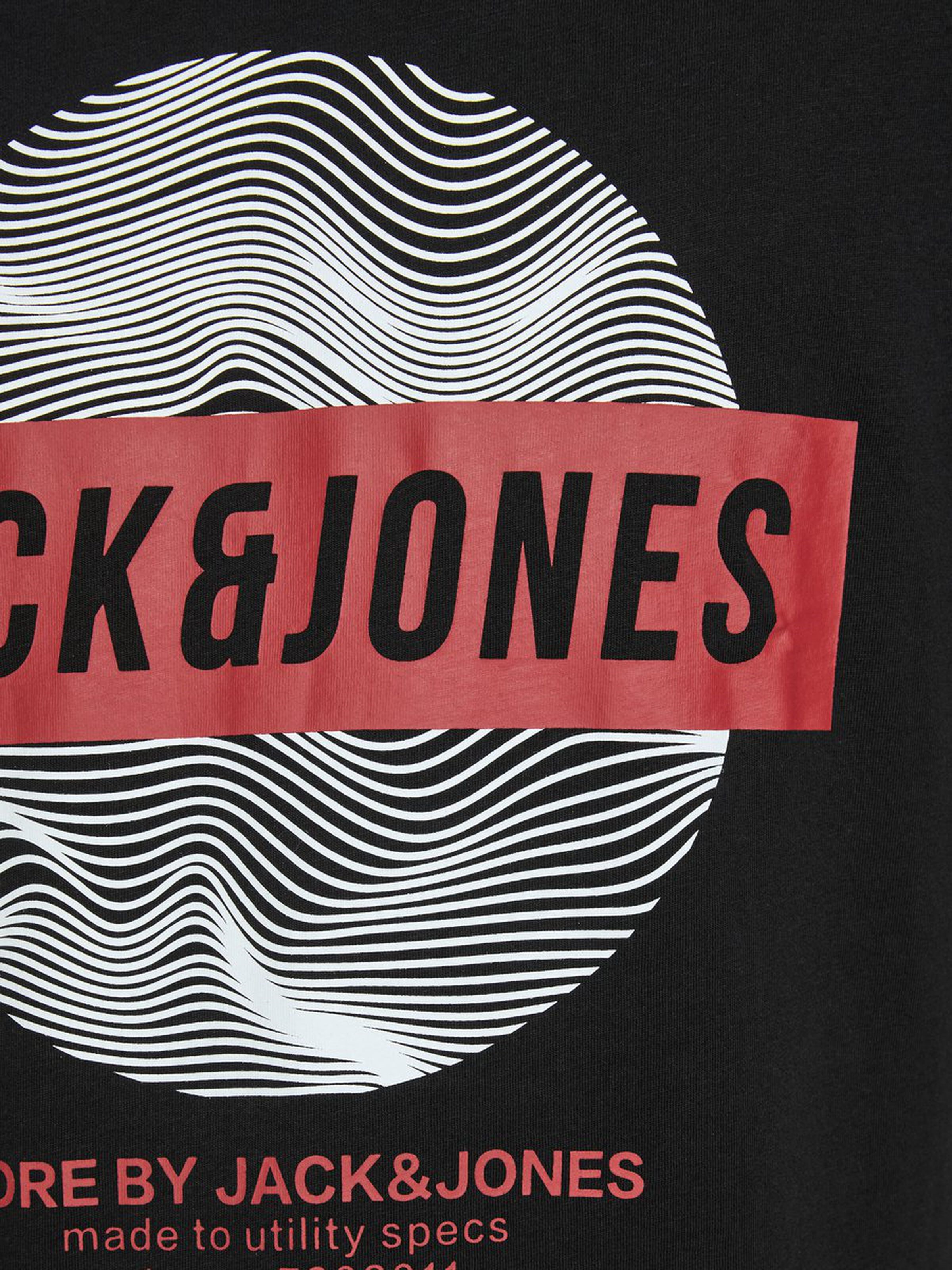 Jack Jones Erkek T-Shirt 12172214 Black