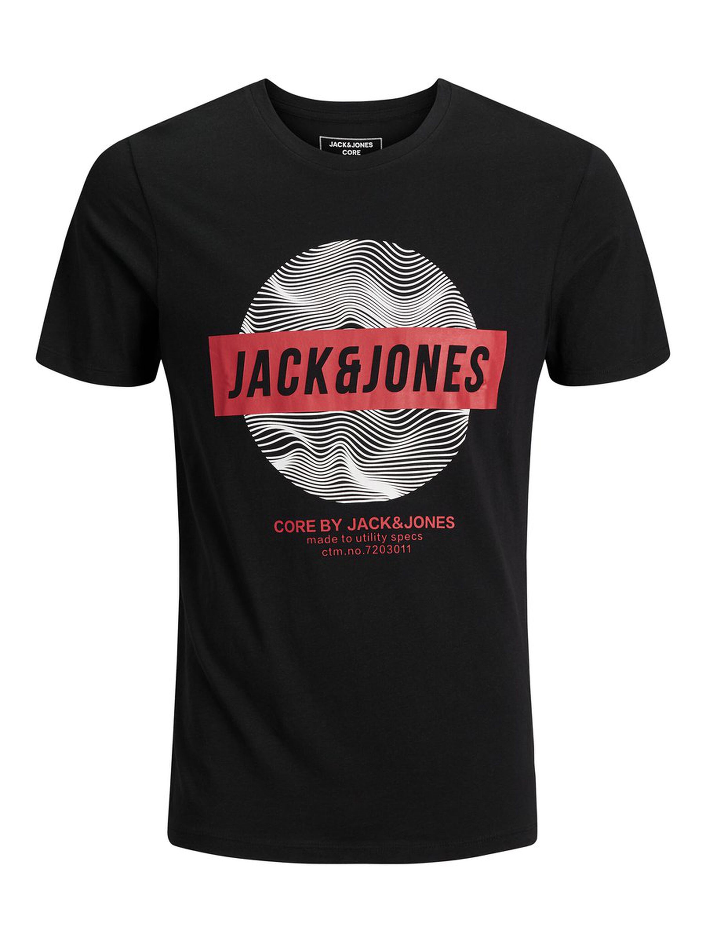 Jack Jones Erkek T-Shirt 12172214 Black