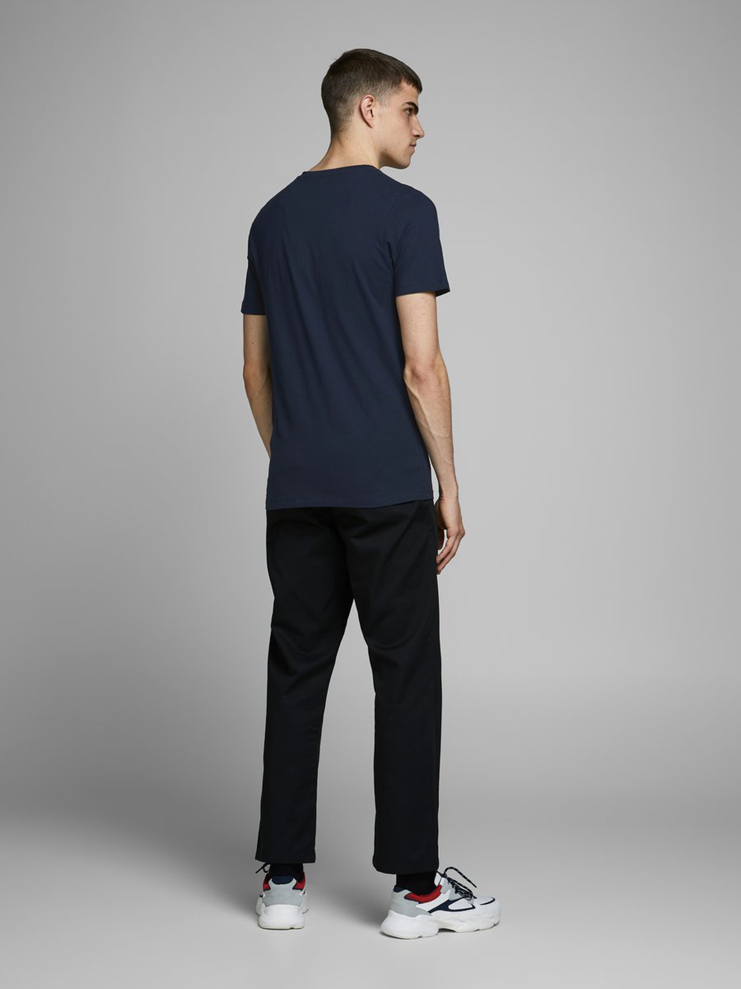 Jack Jones Erkek T-Shirt 12172214 Sky Captain