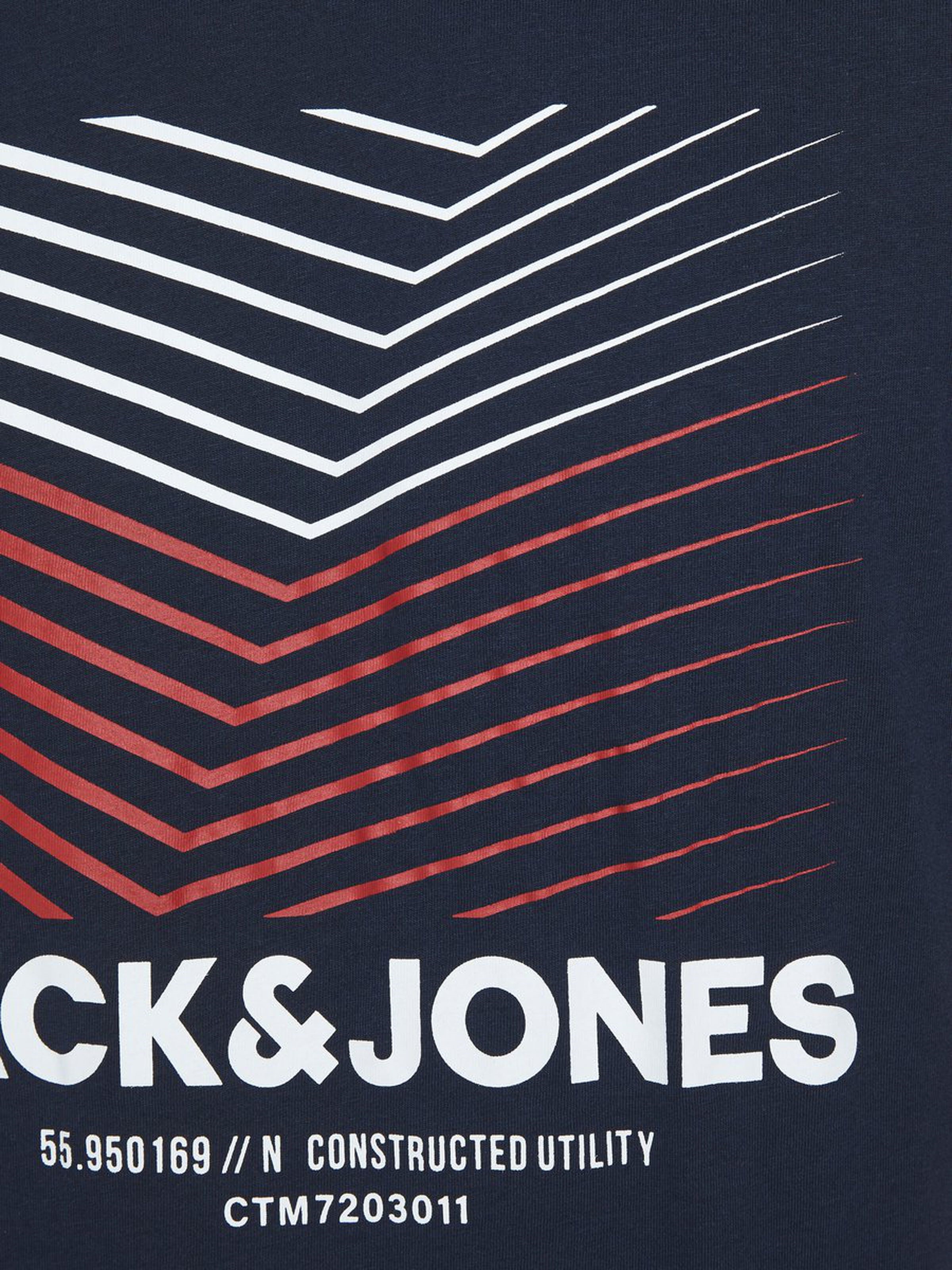 Jack Jones Erkek T-Shirt 12172214 Sky Captain