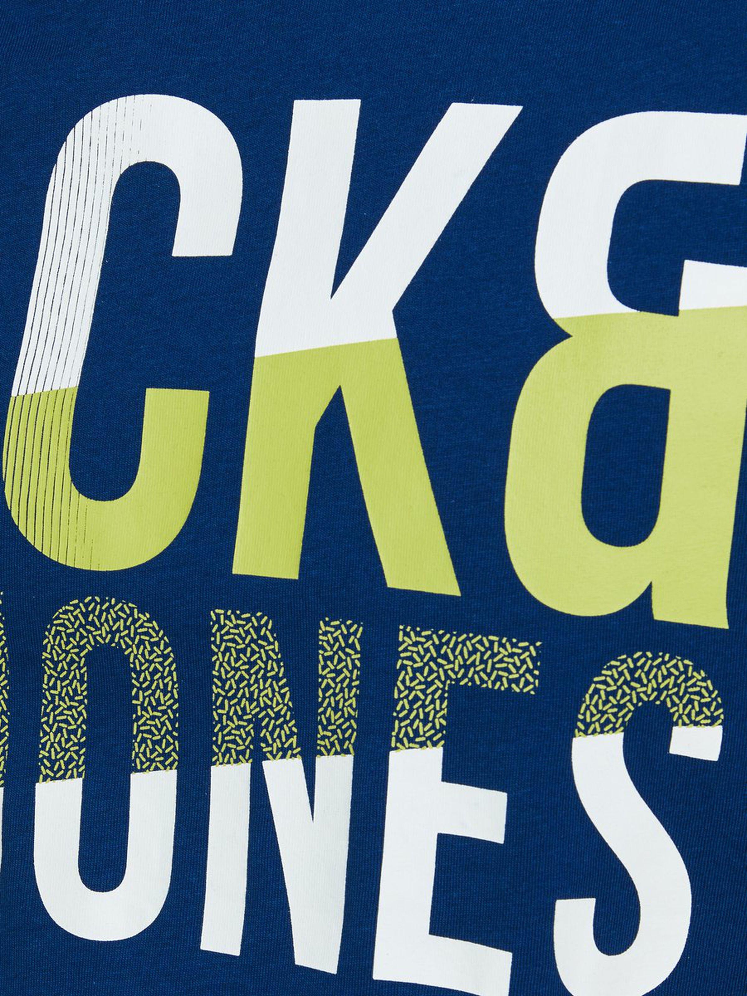 Jack Jones Erkek T-Shirt 12172215 Navy Peony