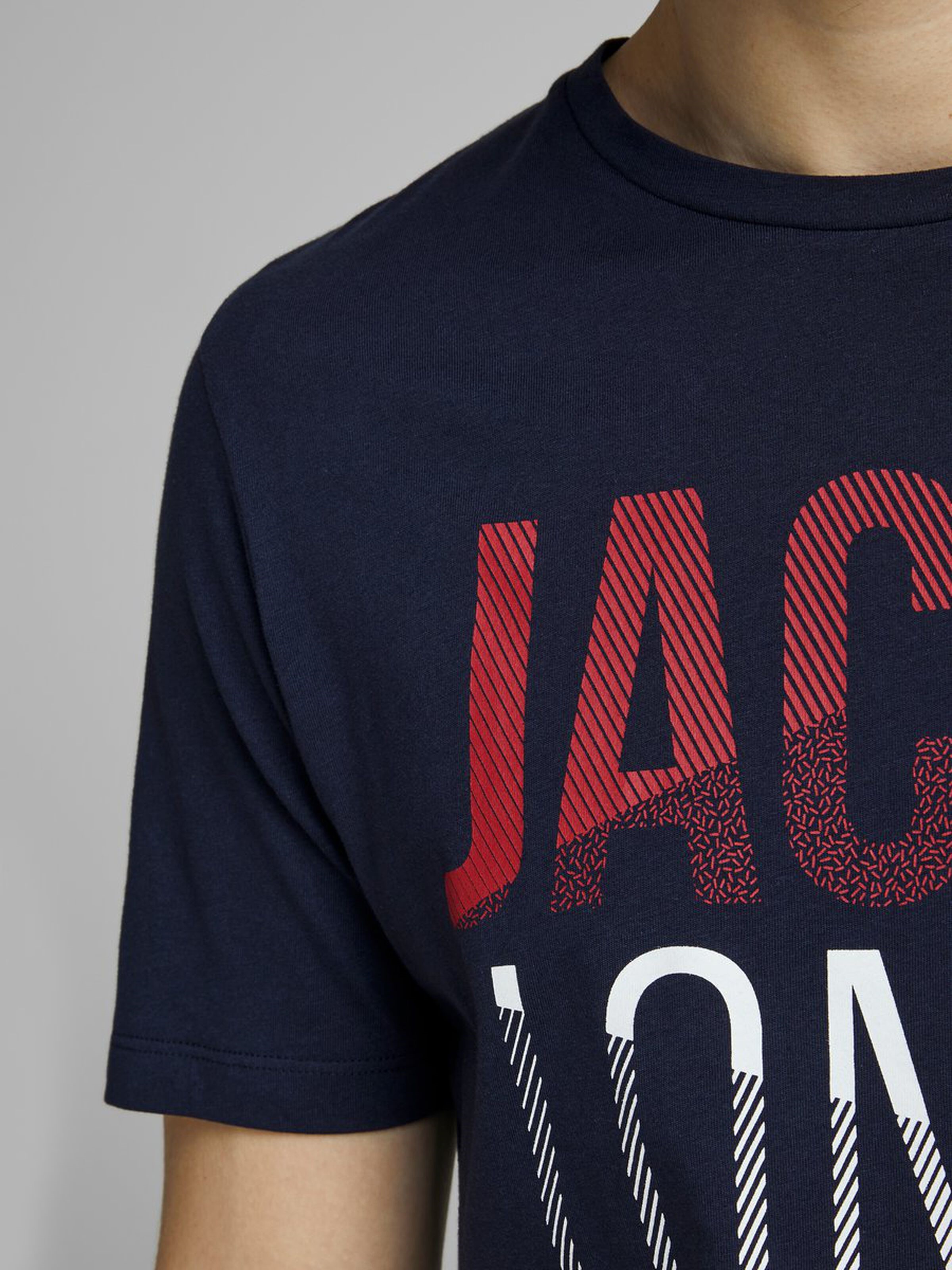 Jack Jones Erkek T-Shirt 12172215 Sky Captain