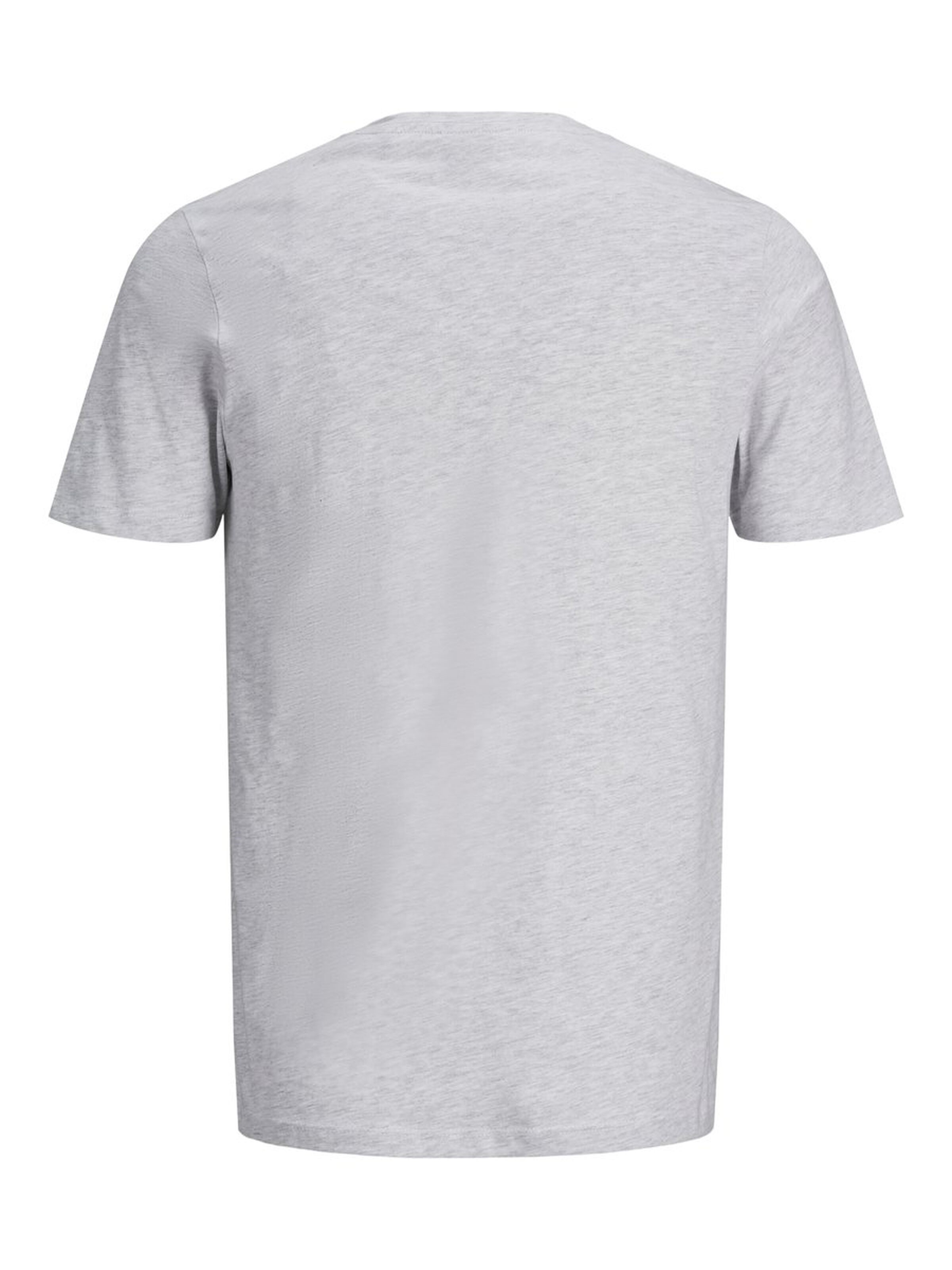 Jack Jones Erkek T-Shirt 12172215 White Melange