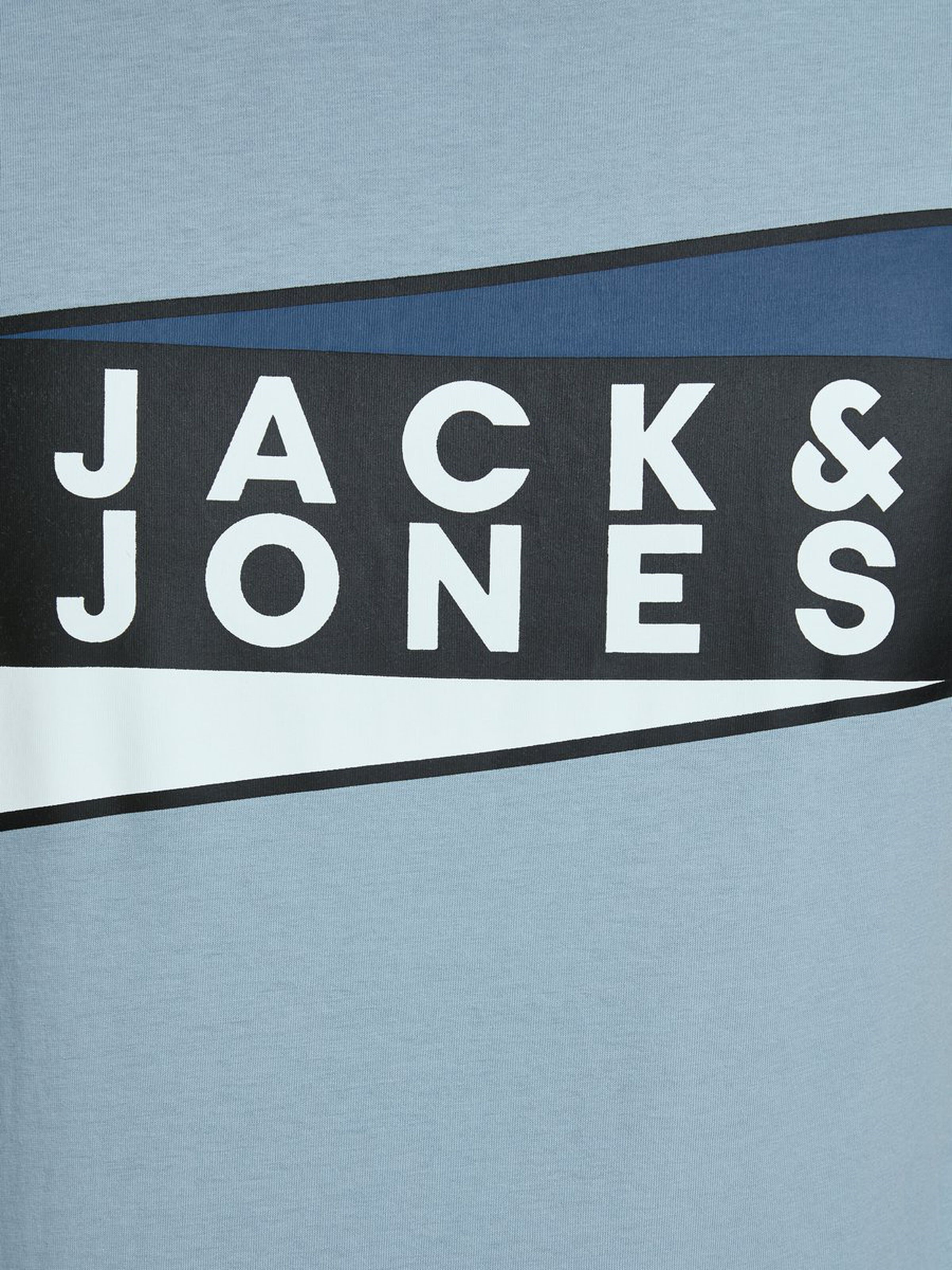 Jack Jones Erkek T-Shirt 12172246 Faded Denim