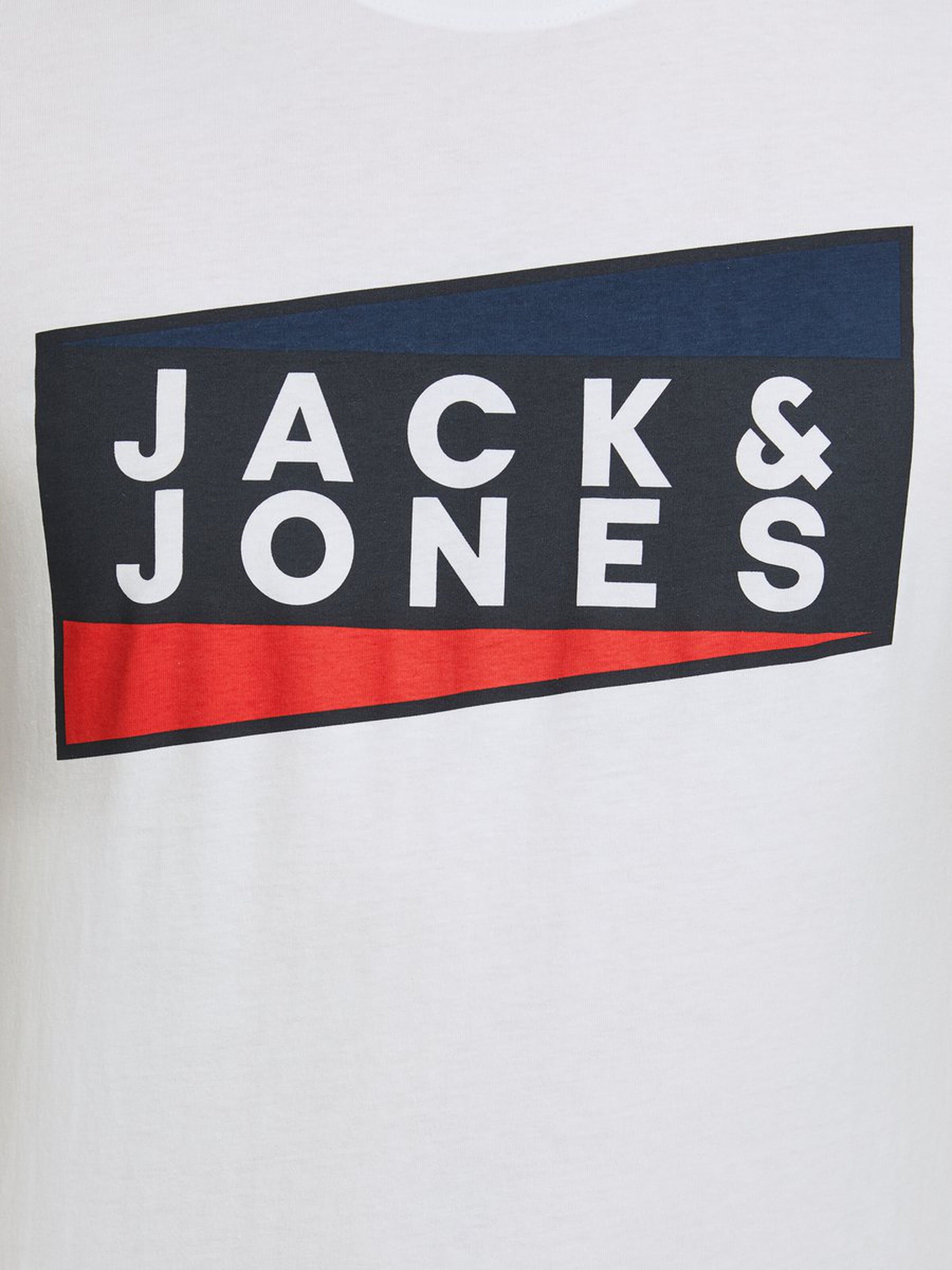 Jack Jones Erkek T-Shirt 12172246 White