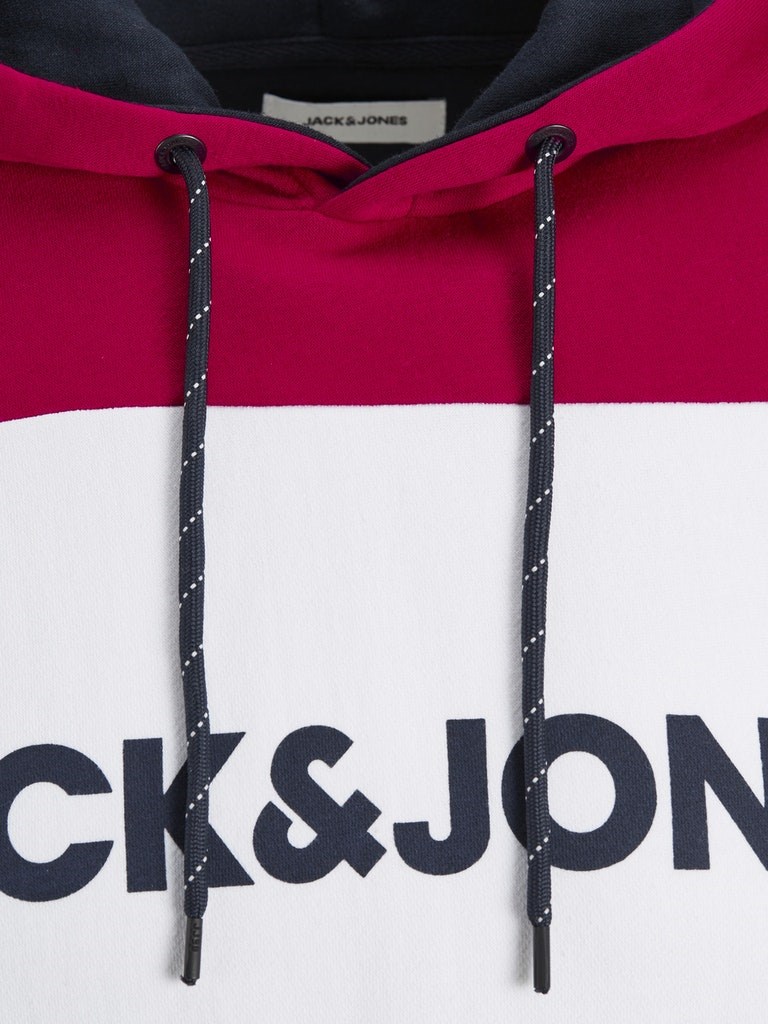 Jack Jones Erkek S-Shirt 12172344 Tango Red