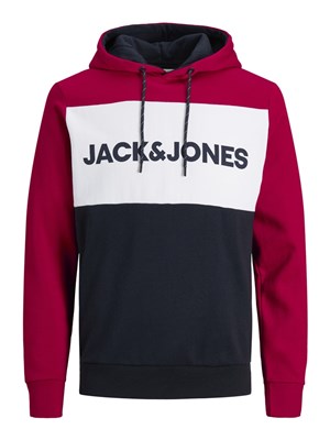 Jack Jones Erkek S-Shirt 12172344 Tango Red