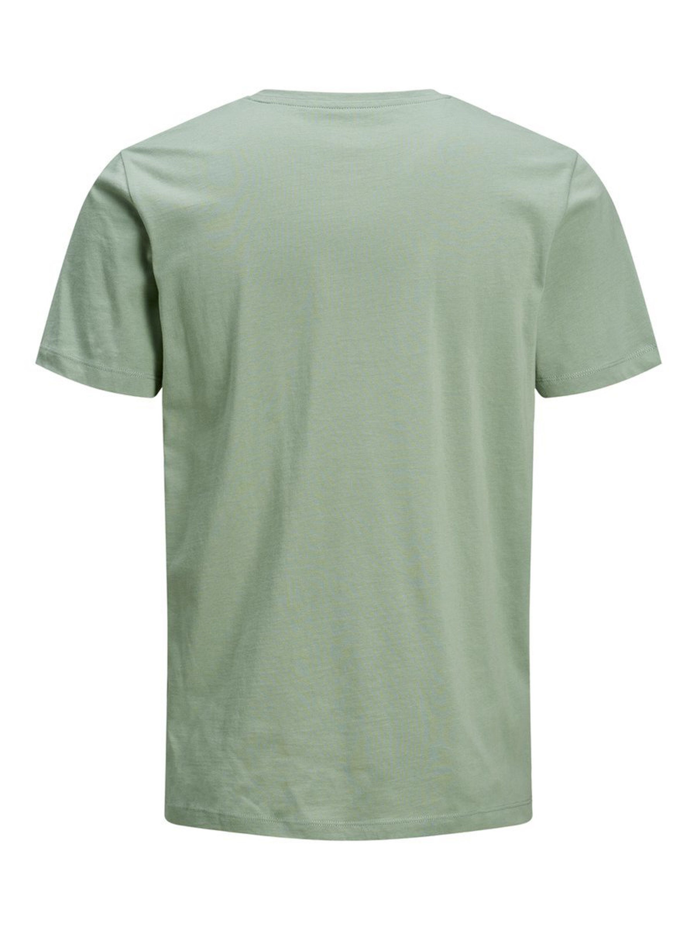 Jack Jones Erkek T-Shirt 12173024 Green Milieu