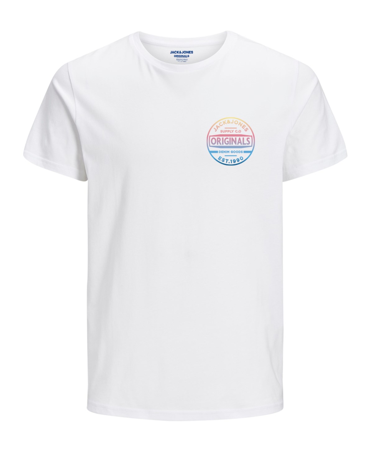 Jack Jones Erkek T-Shirt 12173033 Cloud Dancer