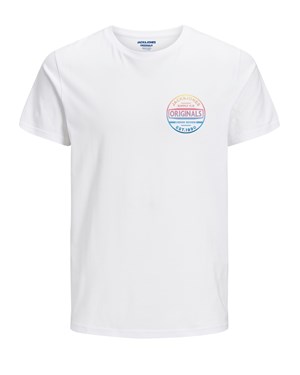 Jack Jones Erkek T-Shirt 12173033 Cloud Dancer