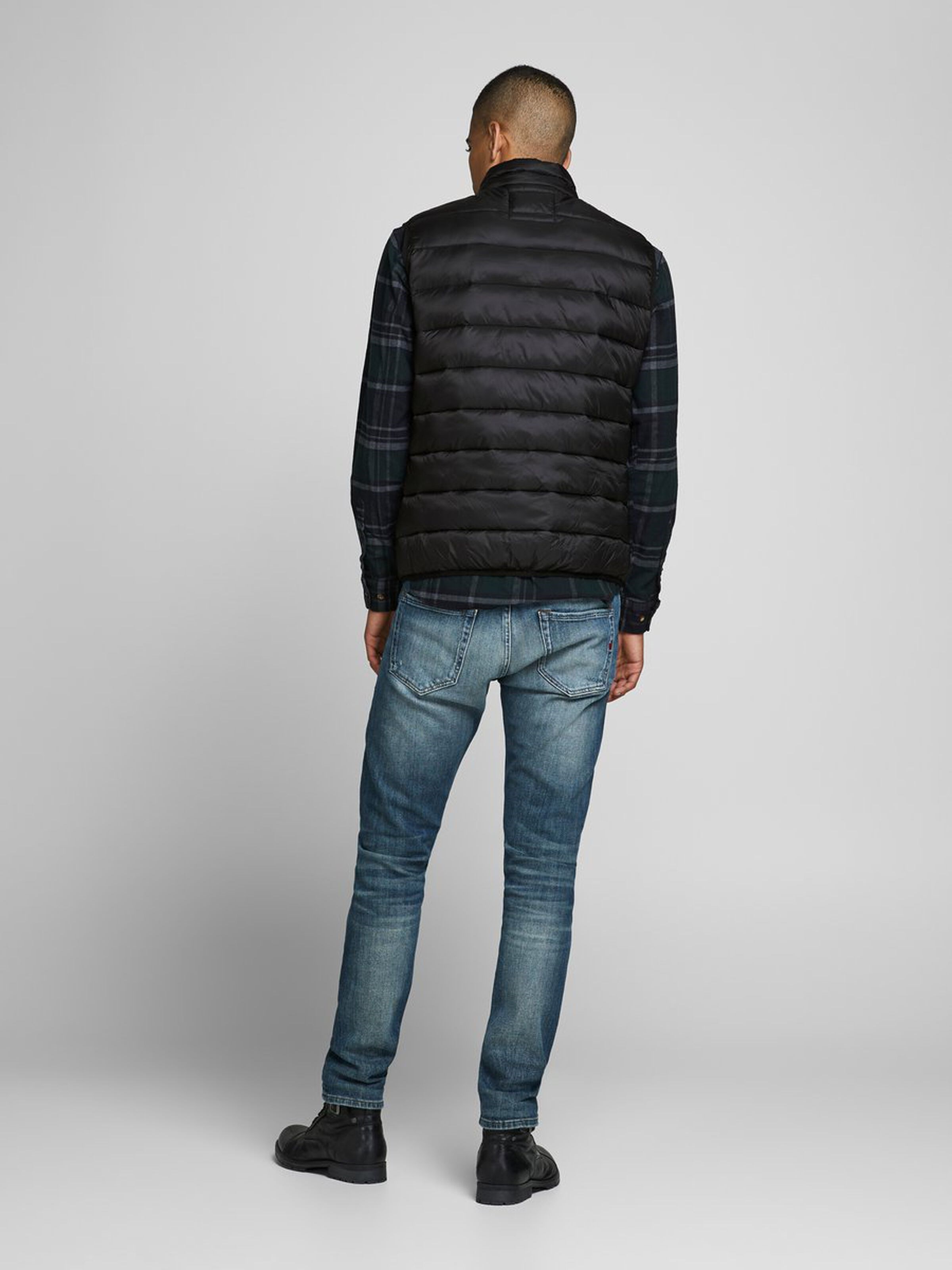 Jack Jones Erkek Yelek 12173754 Black