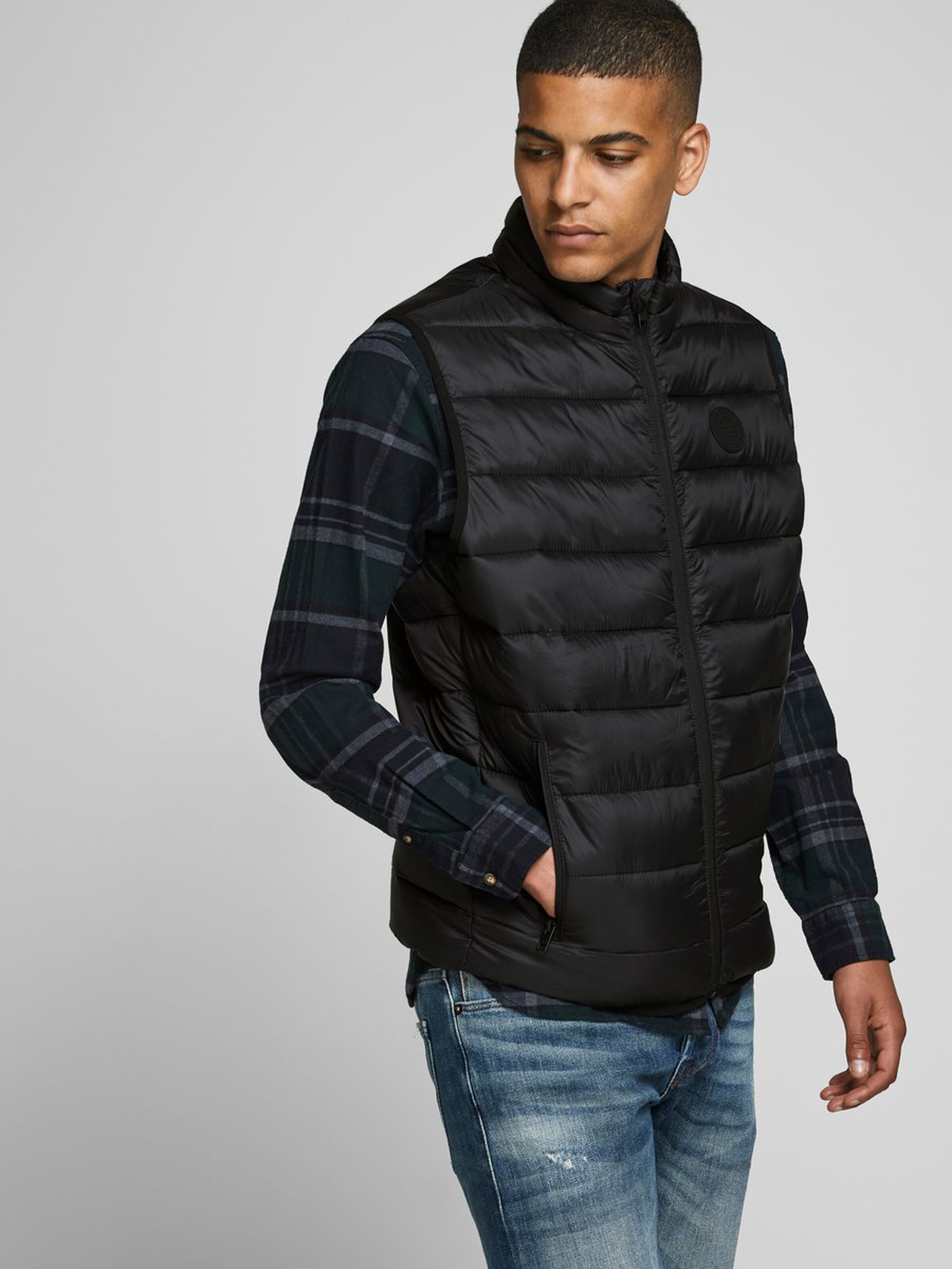 Jack Jones Erkek Yelek 12173754 Black