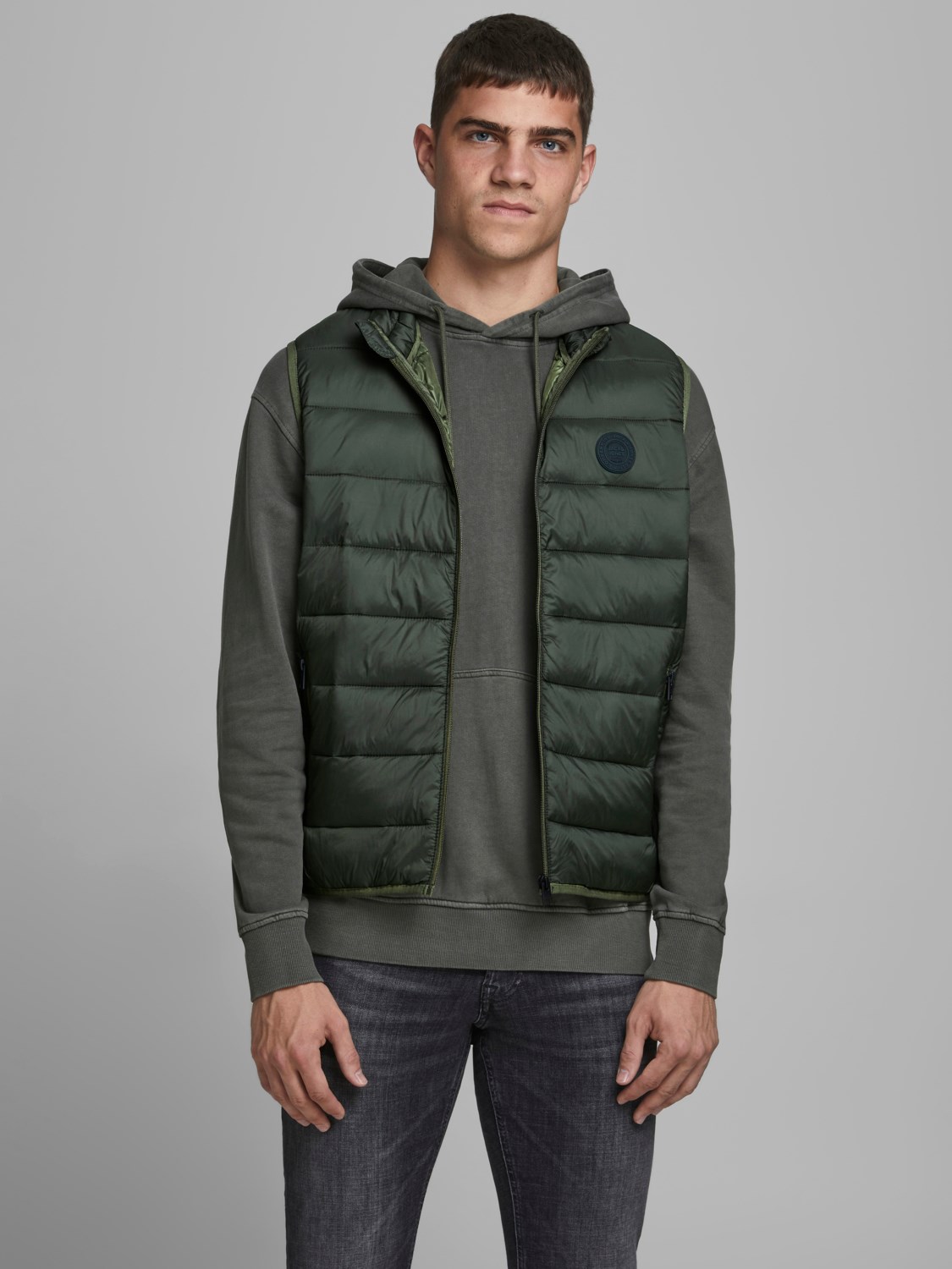 Jack Jones Erkek Yelek 12173754 Rosin