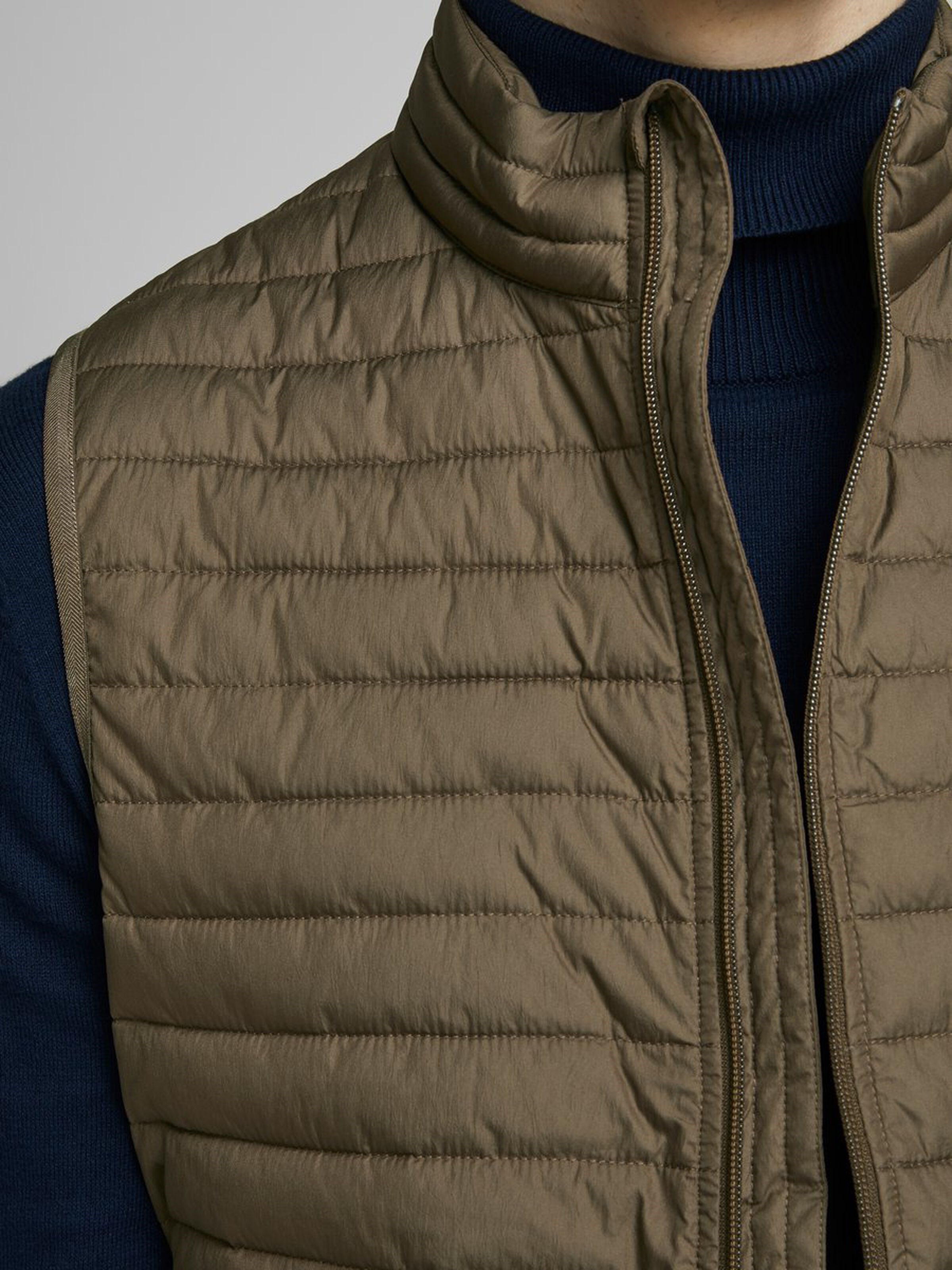 Jack Jones Erkek Yelek 12173814 Dark Earth