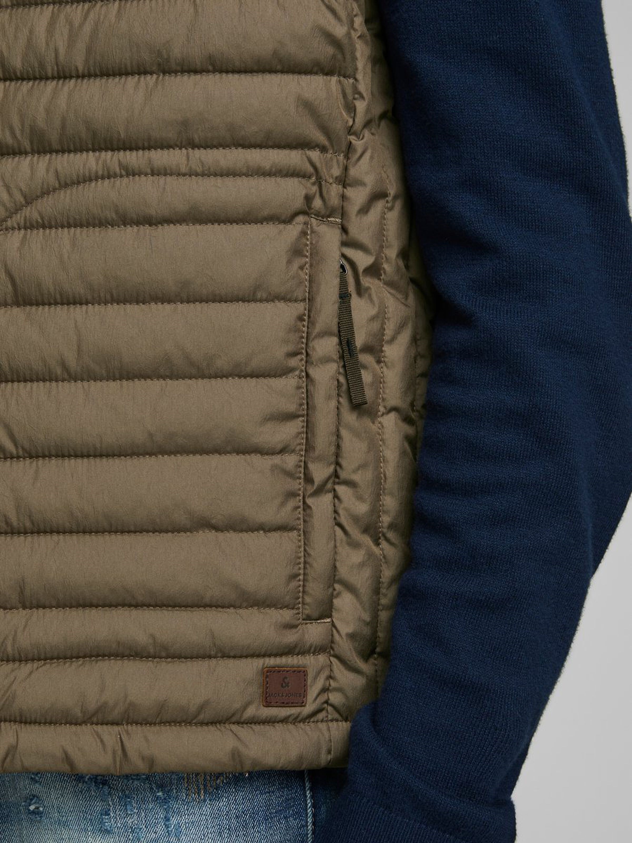 Jack Jones Erkek Yelek 12173814 Dark Earth